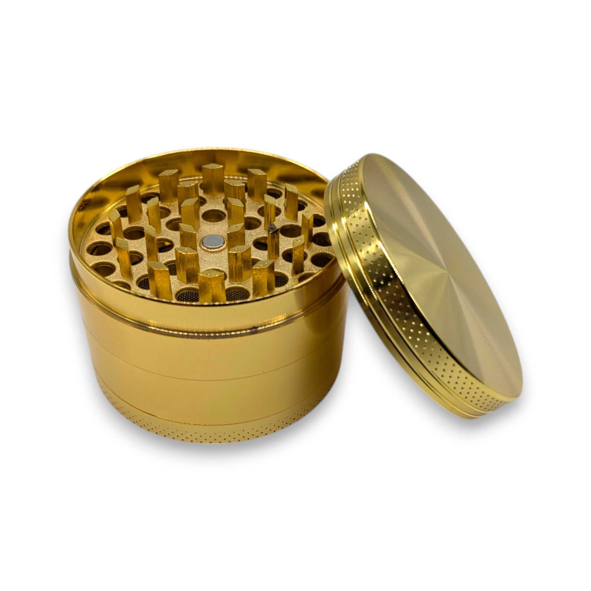 XL Macinacaffè Premium 4 pezzi – 63mm – Oro