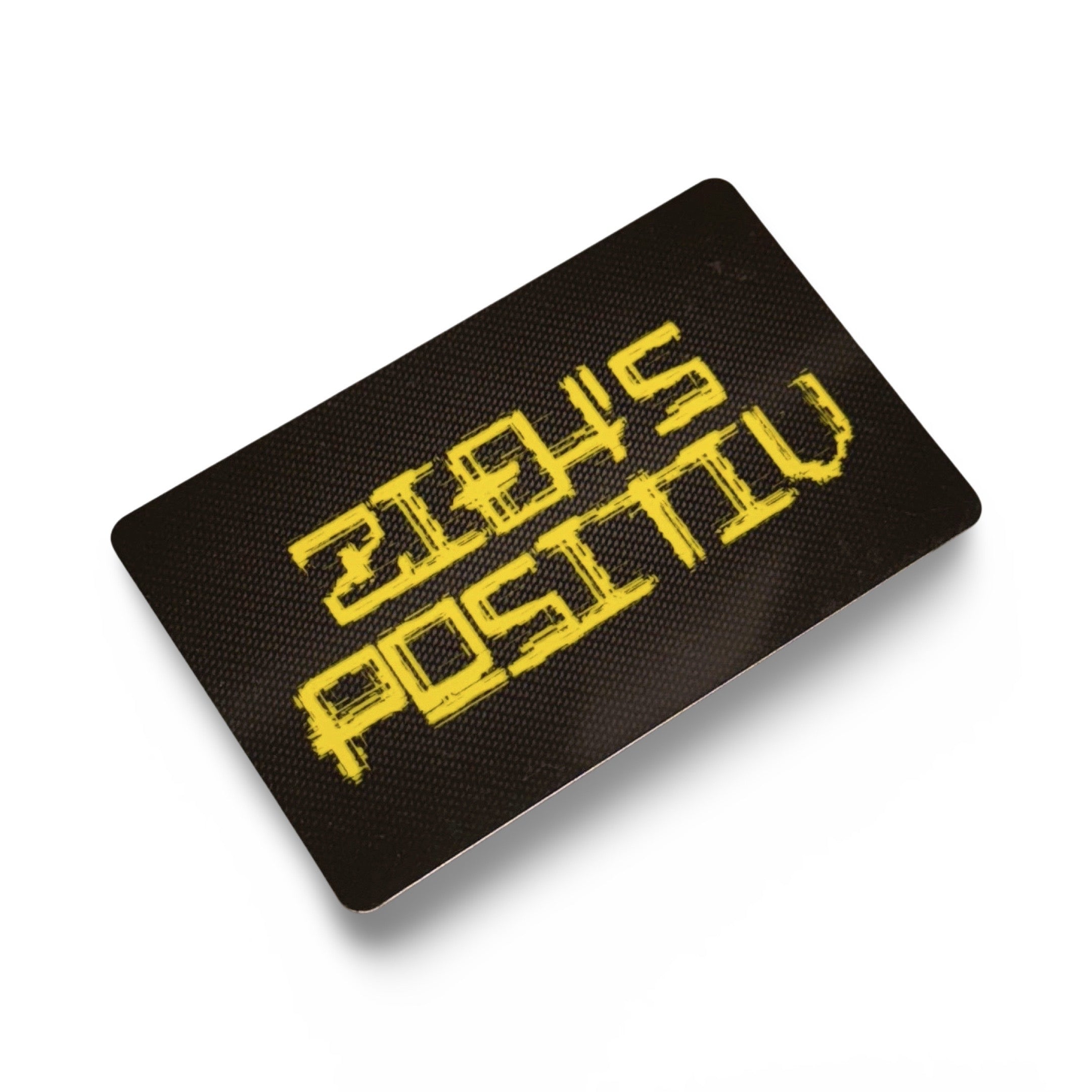 Hack-Carta "TIRALO POSITIVO" – Look in Carbonio Giallo