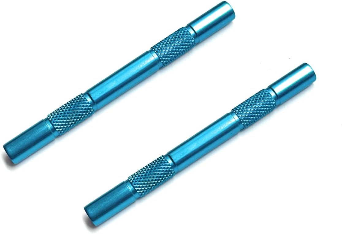 Trekbuis set van hoogwaardig aluminium in turquoise & paars – 80mm