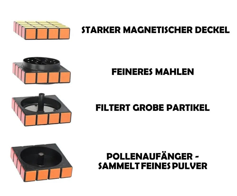 Zauberwürfel Rubiks Cube Grinder – Onopvallend, Praktisch & Functioneel