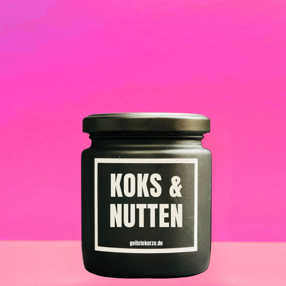 Geilste Kaars – Geurkaars „KOKS & NUTTEN“