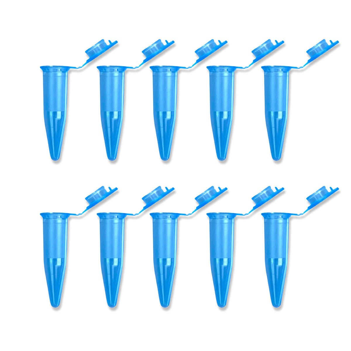 Set de 10 Micro-Tubes Cápsulas 1,5ml – Práctico y Reutilizable - Azul