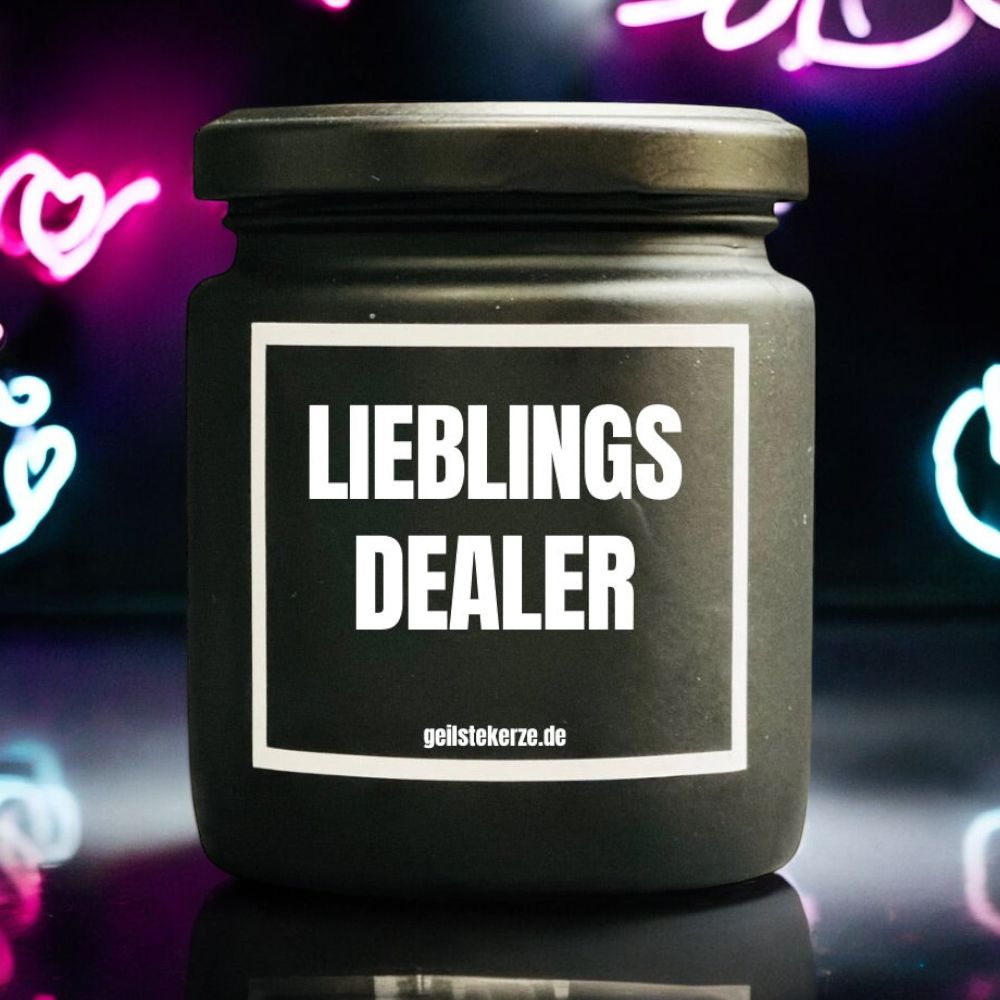 La mejor vela – Vela aromática "LIEBLINGS DEALER"