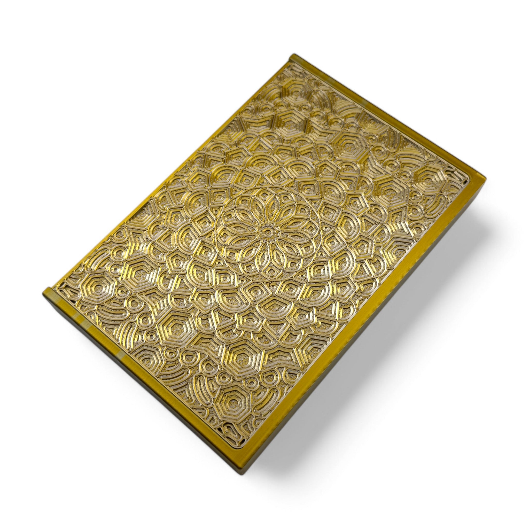 Baller-Box XL Everlasting Fractals con specchio integrato, 2x tubi e carte di hacking Oro / Argento