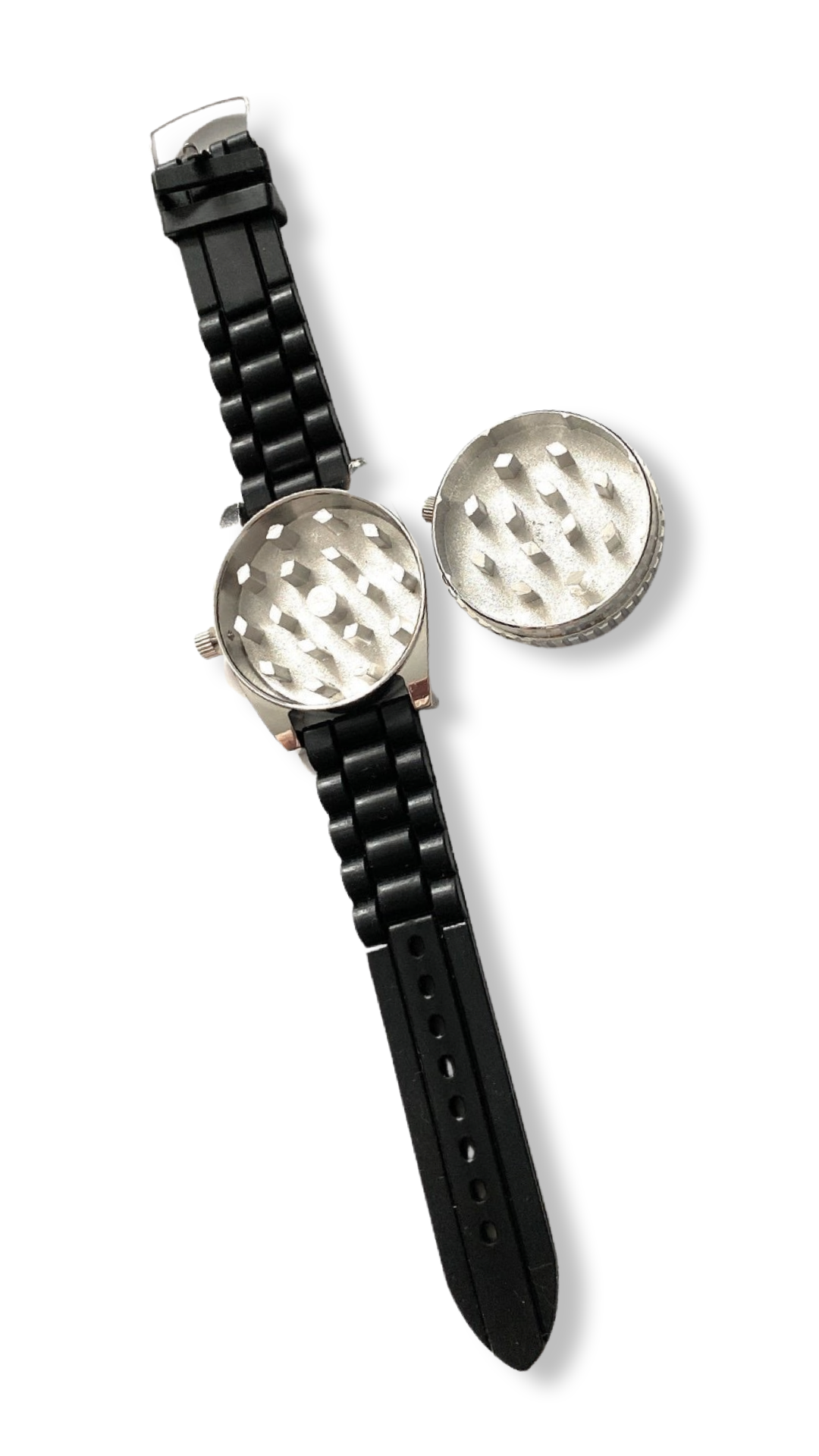 Grinder-Reloj – Accesorio Elegante y Grinder Funcional de 40mm en Uno