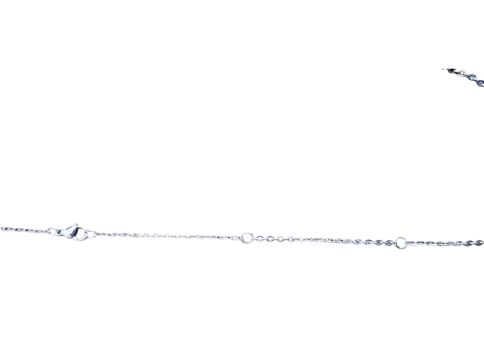 COLLIER BAILARINA Argent – Chaîne en acier inoxydable réglable avec pendentif cuillère