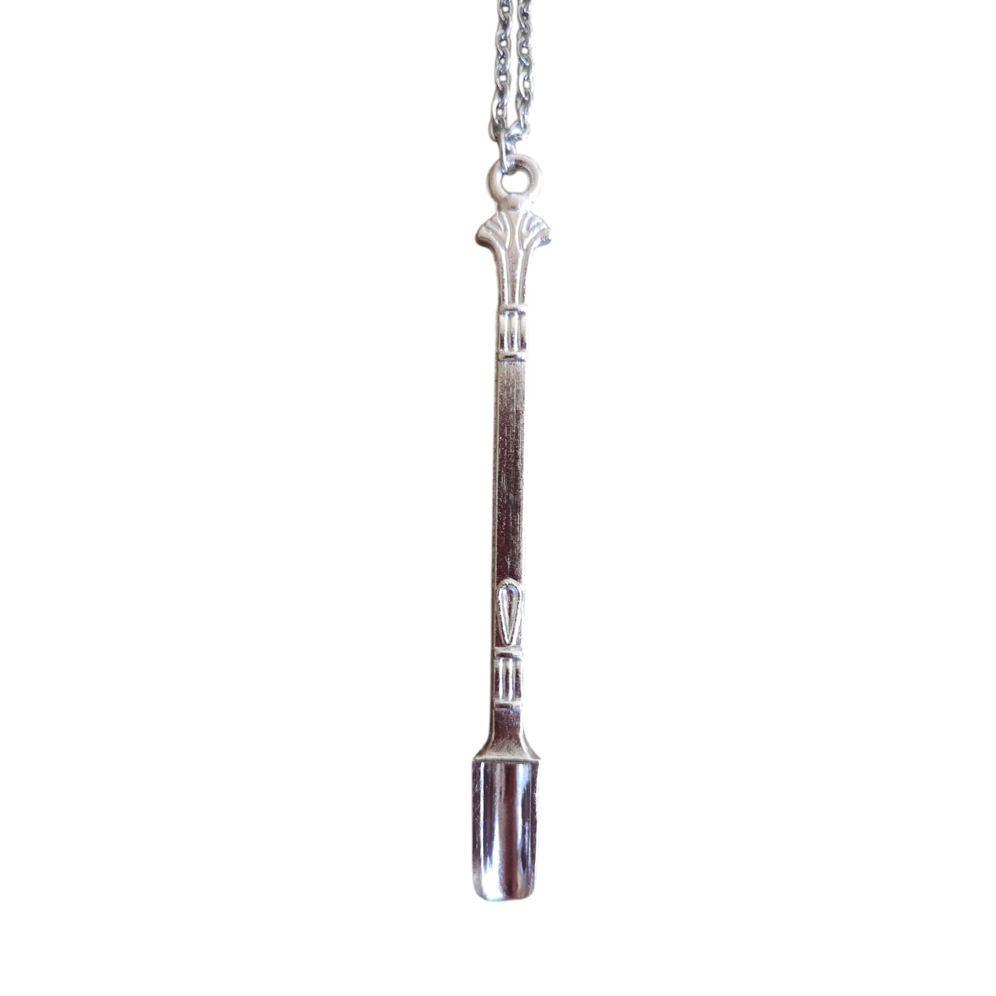 COLLIER BAILARINA Argent – Chaîne en acier inoxydable réglable avec pendentif cuillère