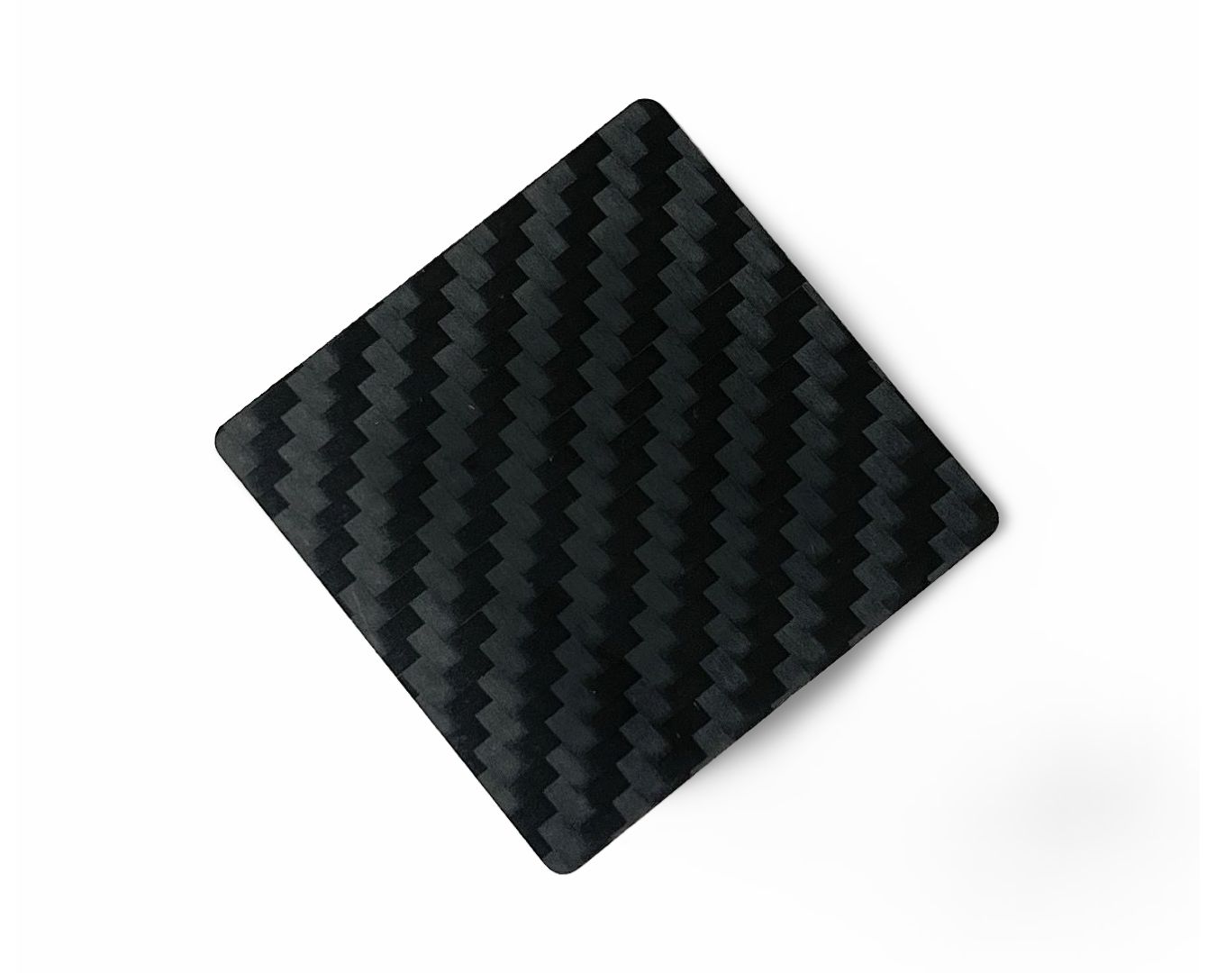 Hack card made of real carbon fiber in mini format-pull and hack card black, stable and elegant made of carbon