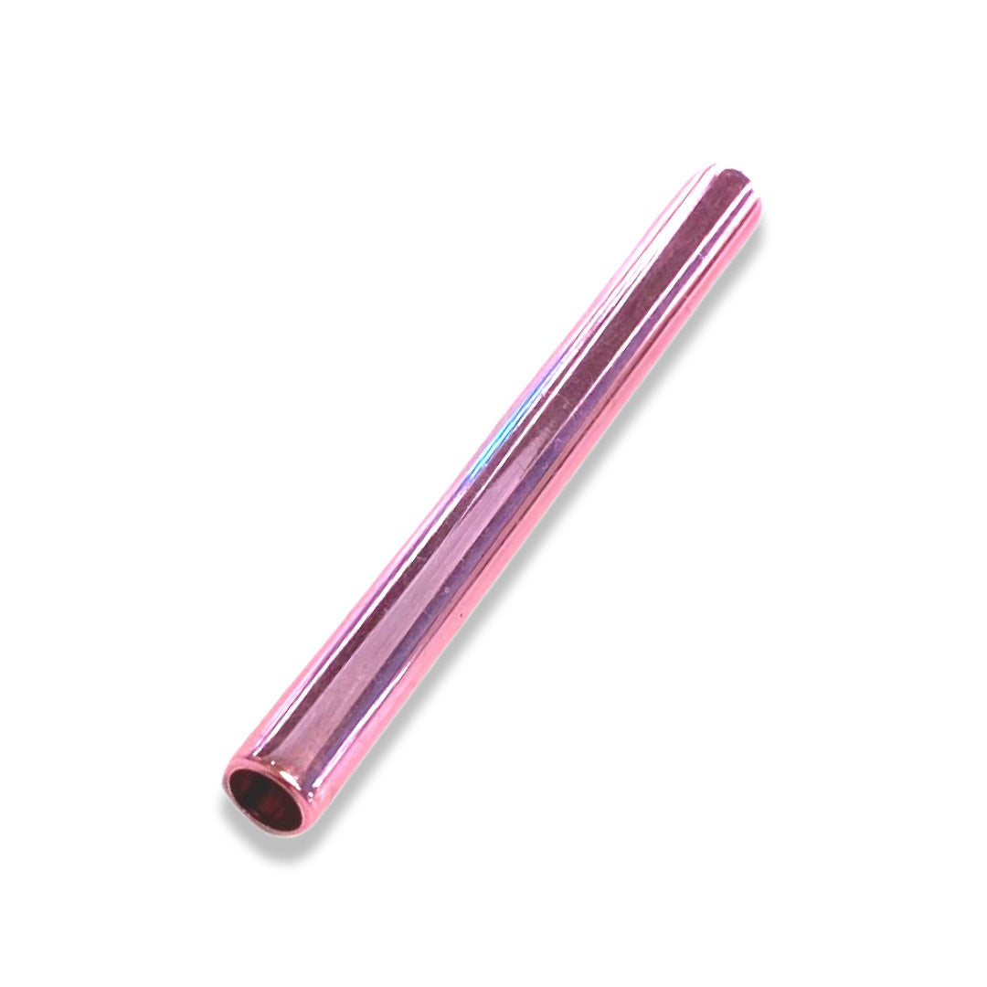 Zieh-Röhrchen aus Aluminium – 70mm in Rosa/Pink