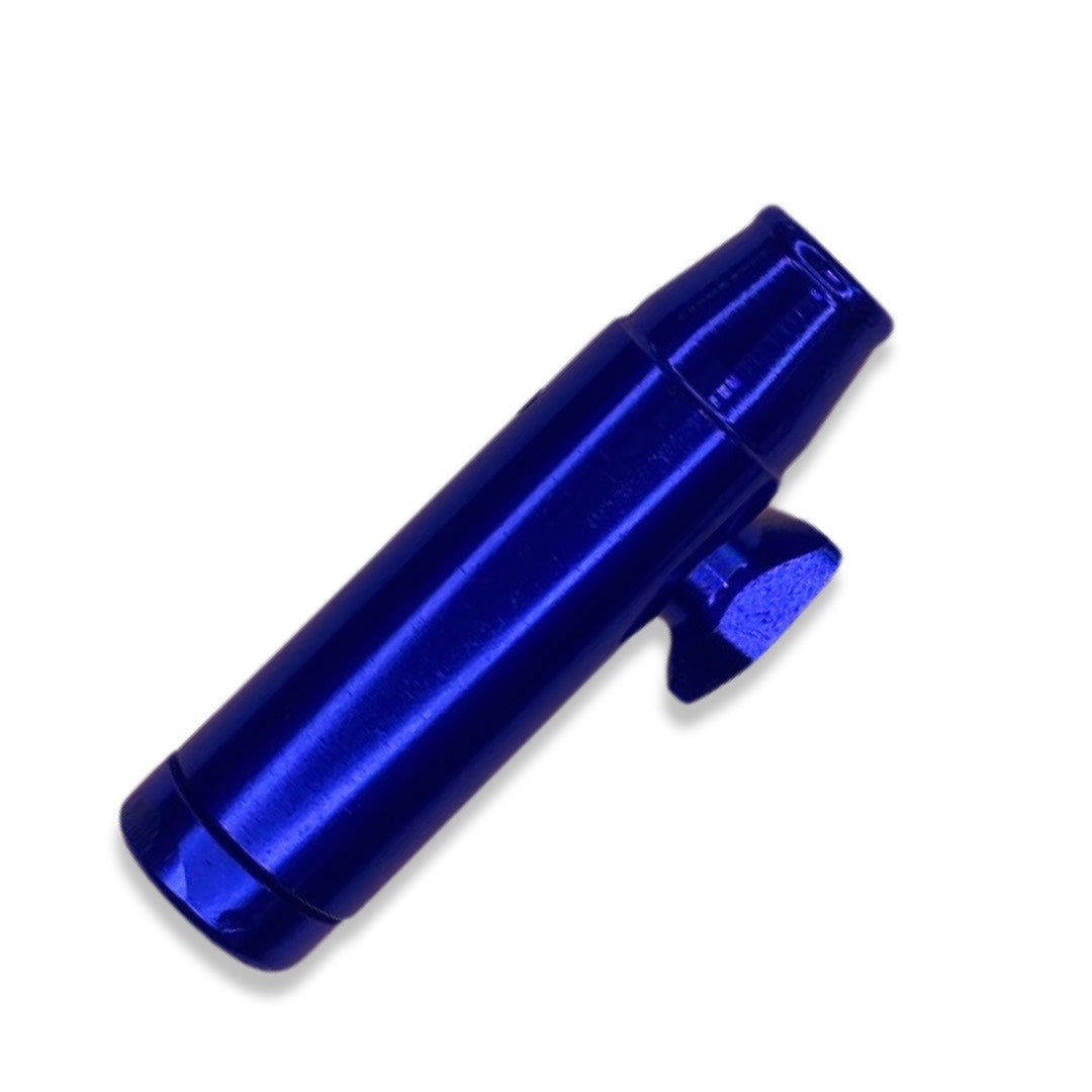 Royal Box Royalbox including integrated tube for snuff on the go + dispenser in blue camouflage blue