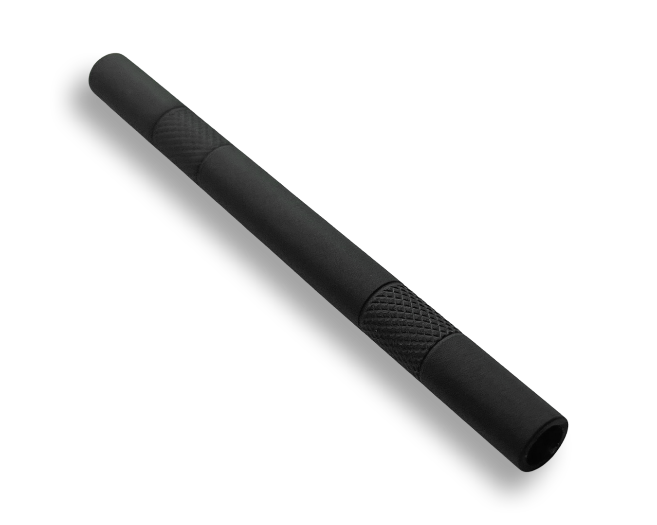 Tubo de extracción de aluminio – Negro mate, 80mm