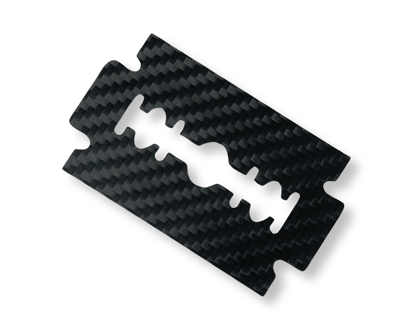 Hack card made of real carbon fiber in razor blade format in EC card/ID card size - Hack card-black, stable and elegant made of carbon