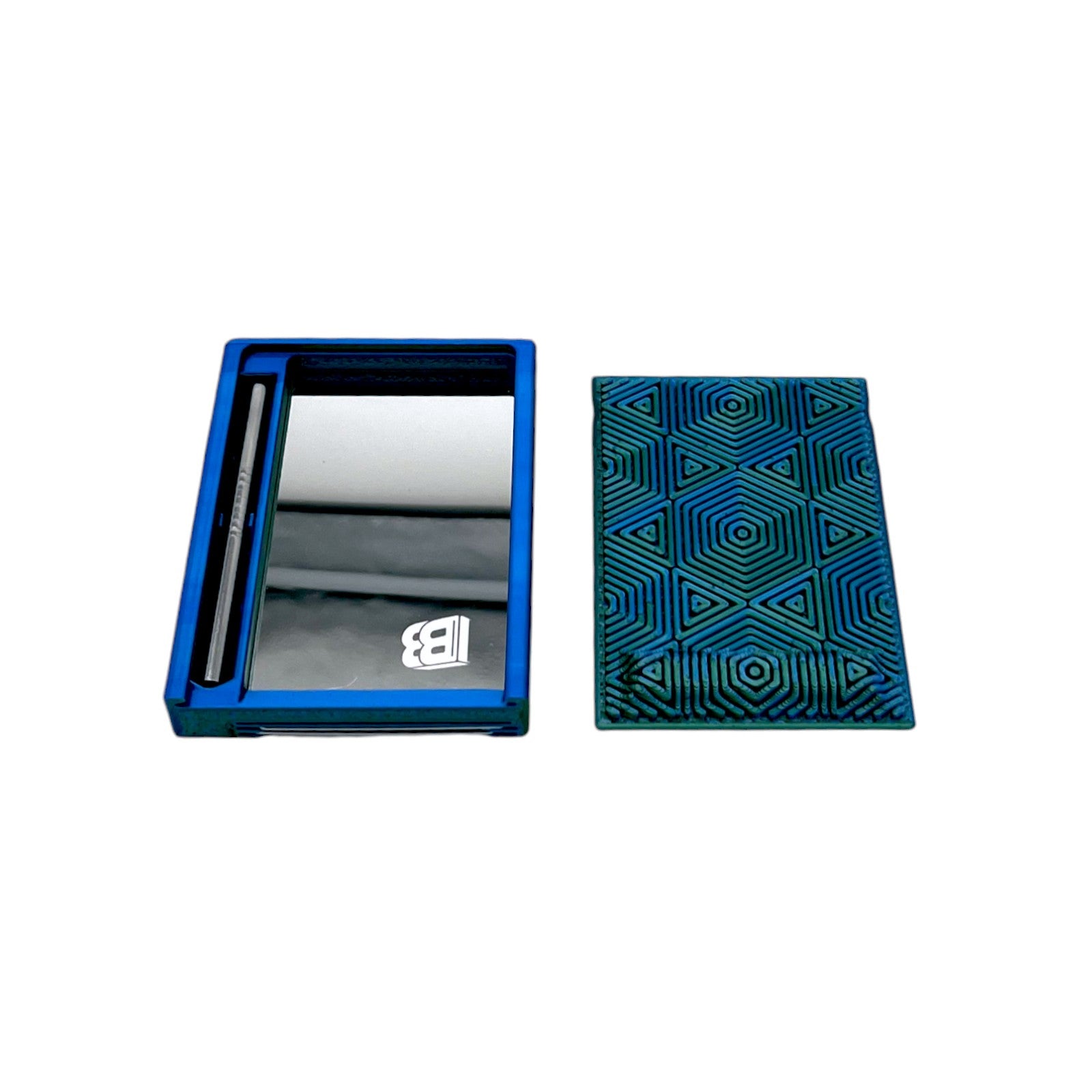 Baller box DMT Dreams Mystic Indigo including integrated mirror, tube and hack cards #4