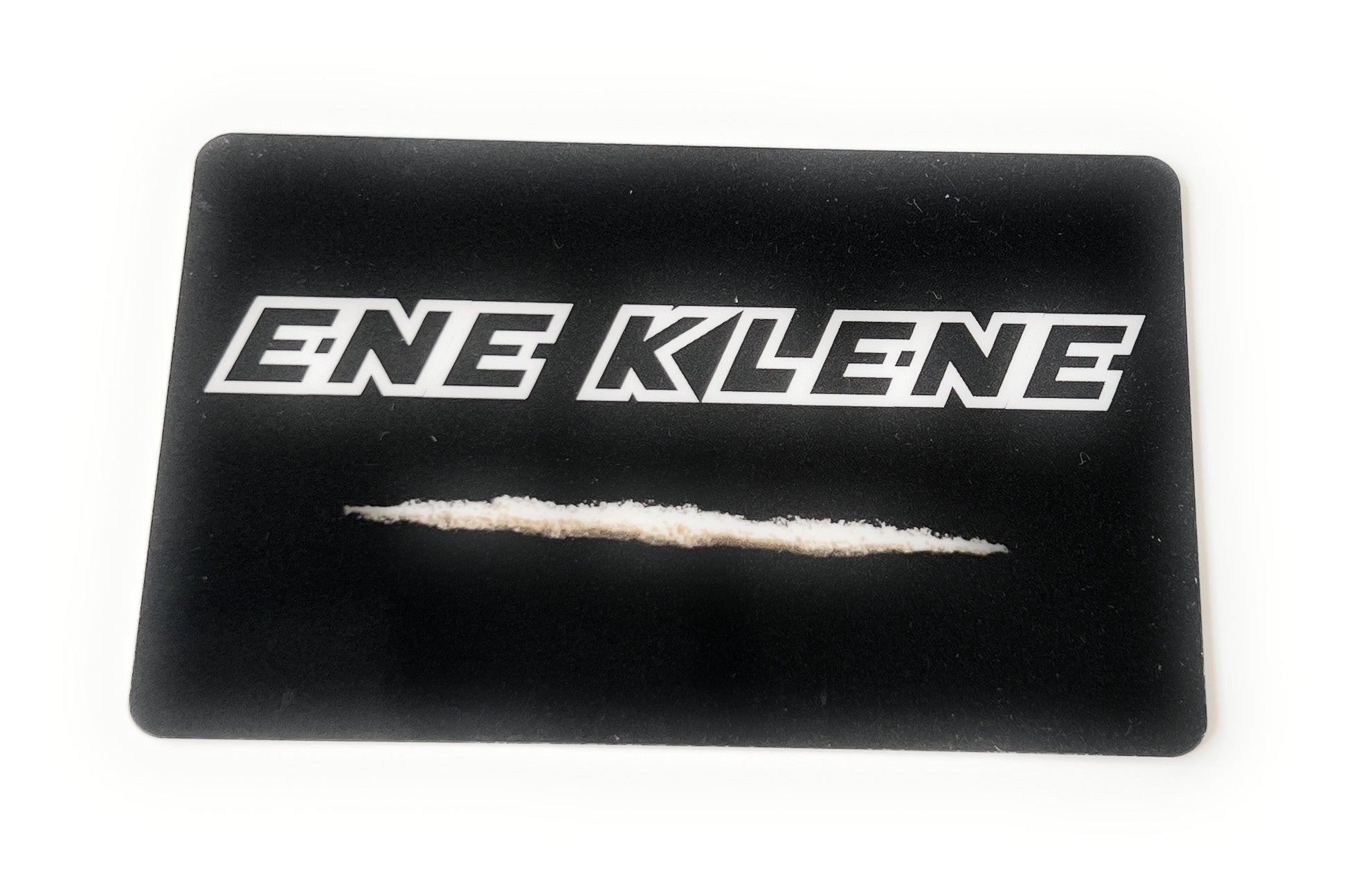 Card "Ene Klene 1" in EC card/identity card format for snuff - hack card - draw and hack