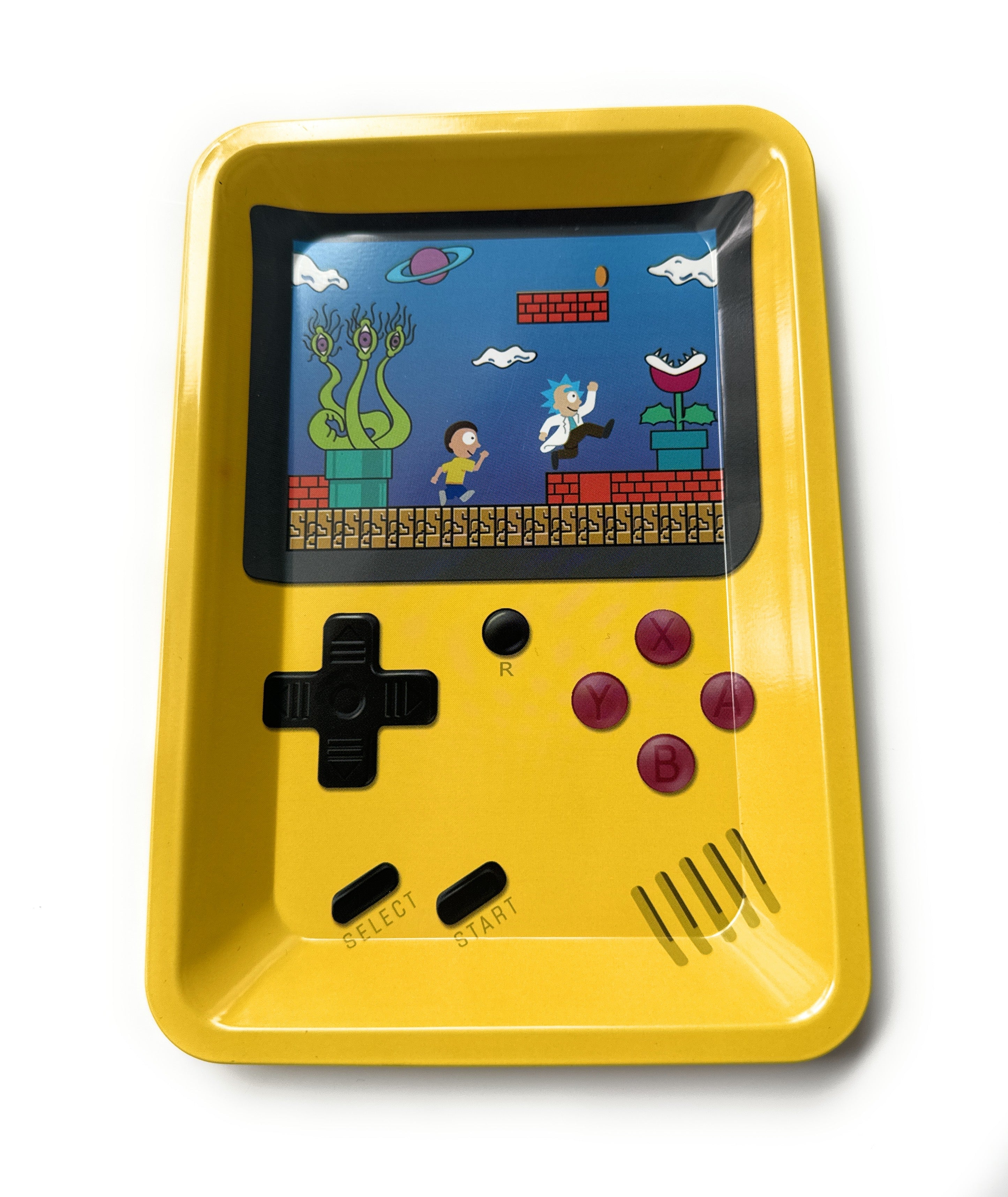 Bouwdocument in retro Gameboy-design incl. opbergdoos