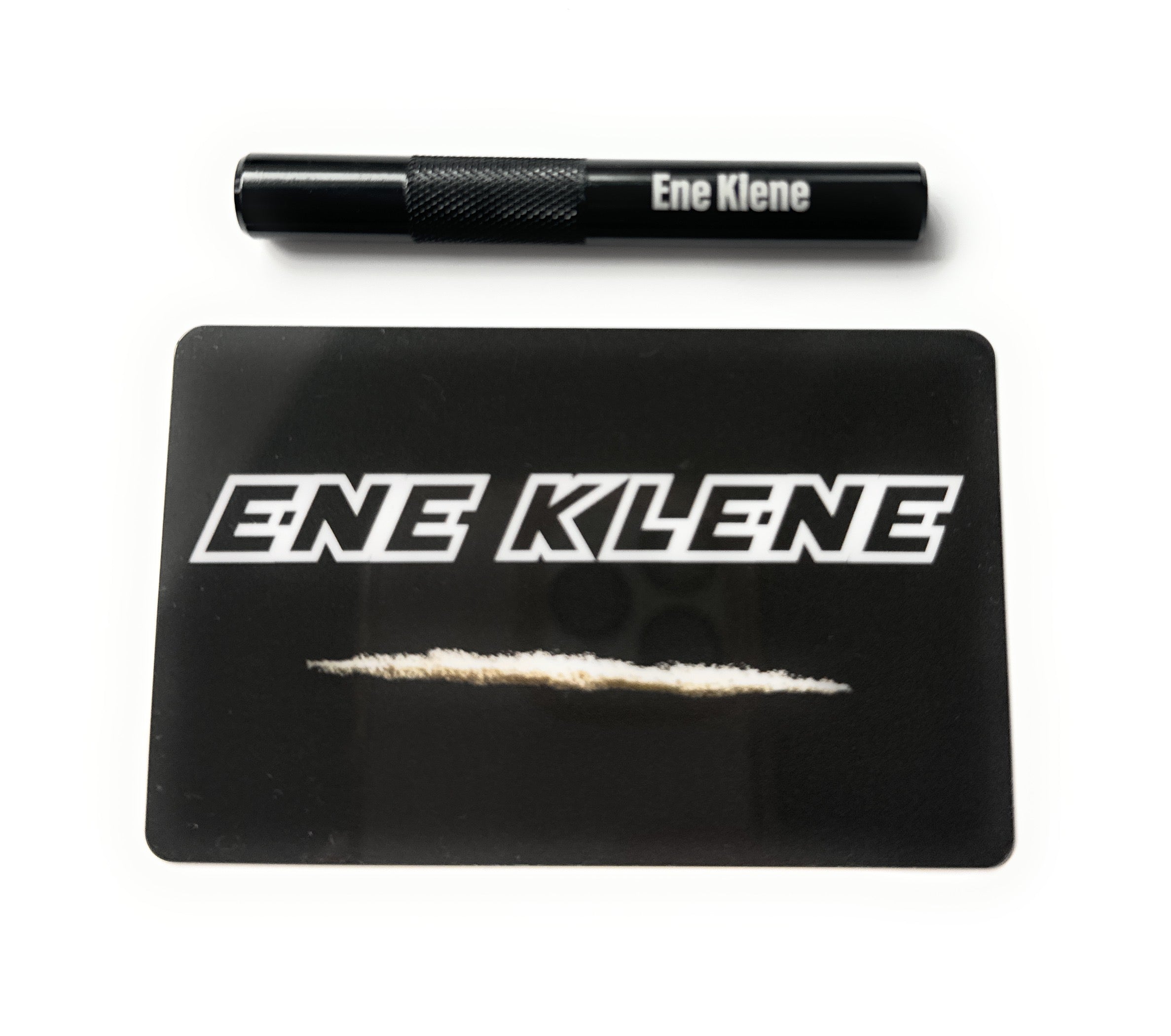 Set de tubos "Ene Klene" – tubos de aluminio con grabado y tarjeta de corte