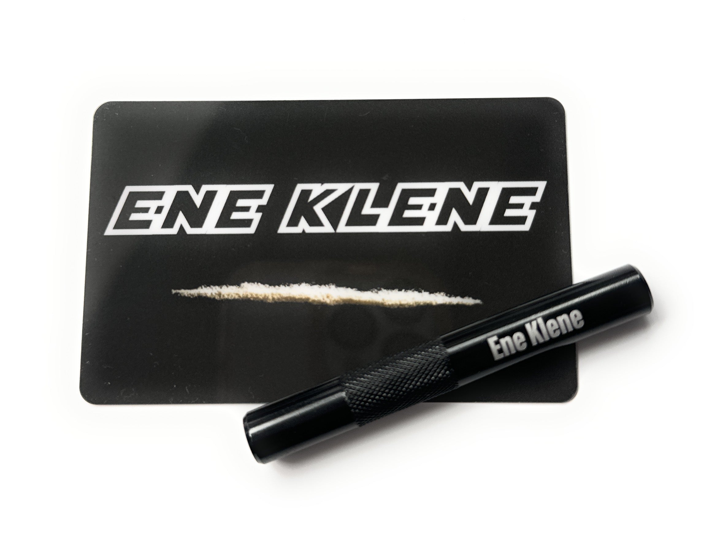 Set de tubos "Ene Klene" – tubos de aluminio con grabado y tarjeta de corte