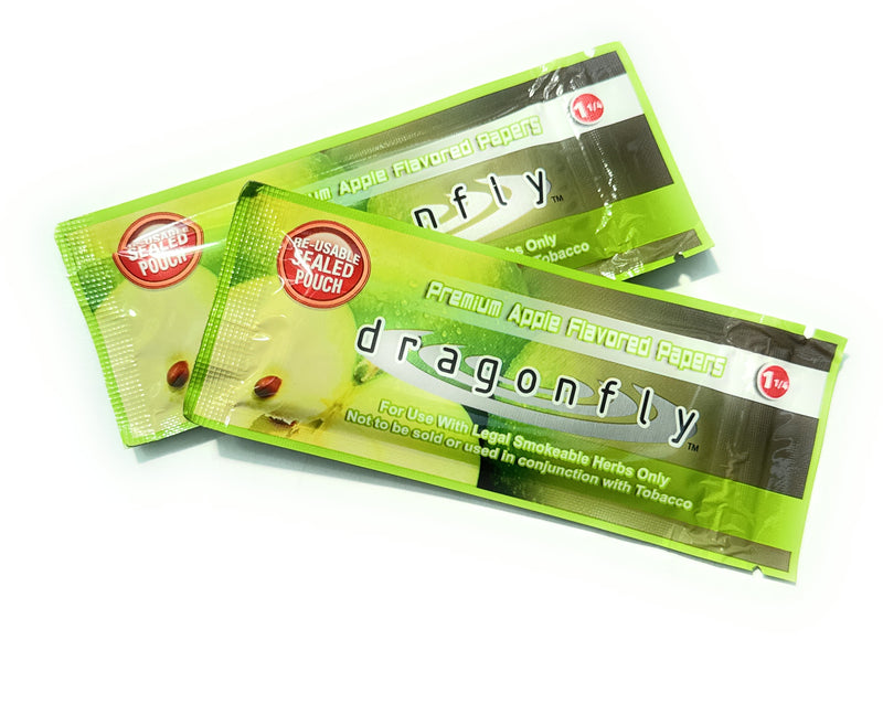 Papers "Apple" Smoking Weed Stoner Longpapers Smoking-Papers Zigarettenpapier Rolling Papers Papier Kingsize Dragonfly