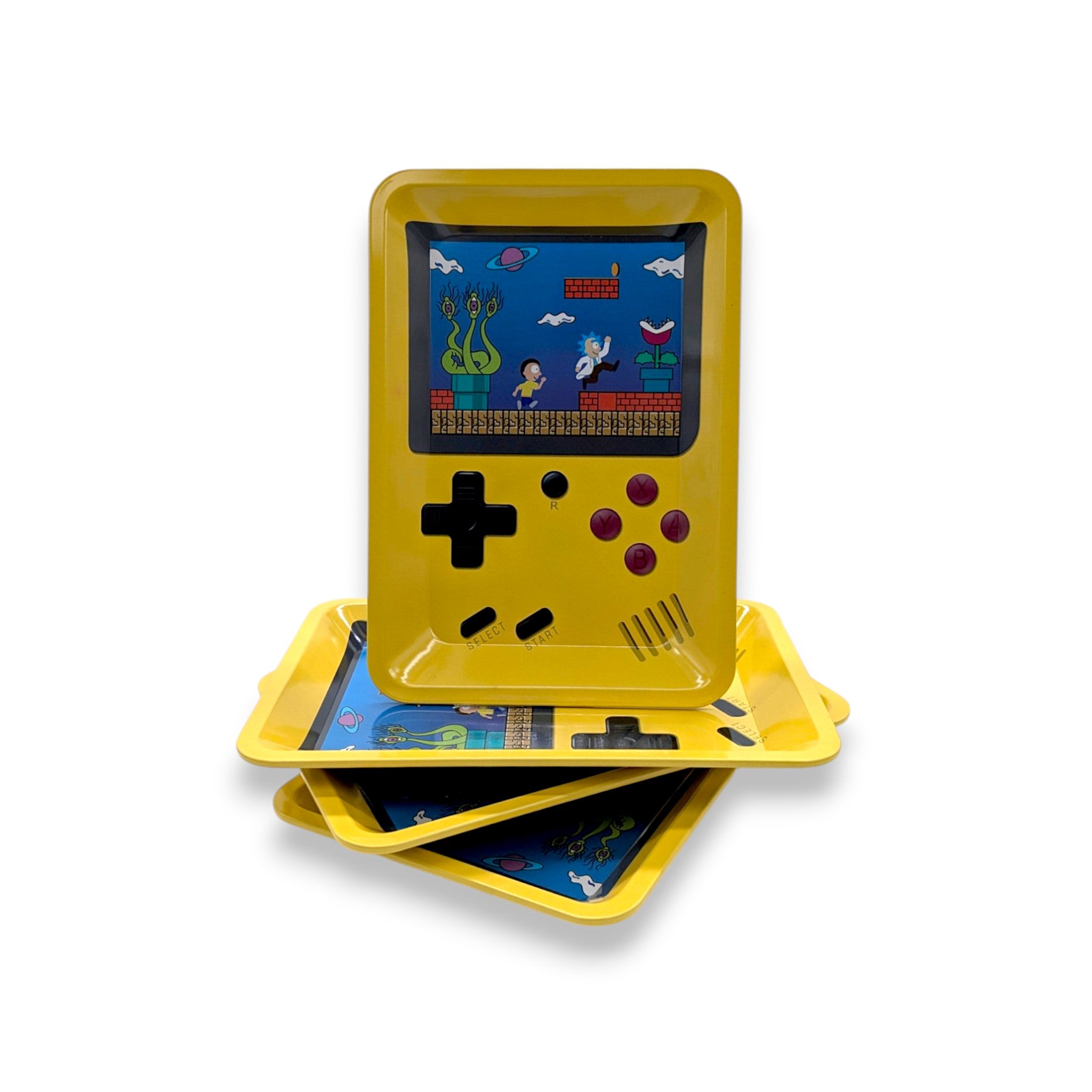 Metaal dienblad met Retro-Gameboy-print – Stijlvol & Functioneel