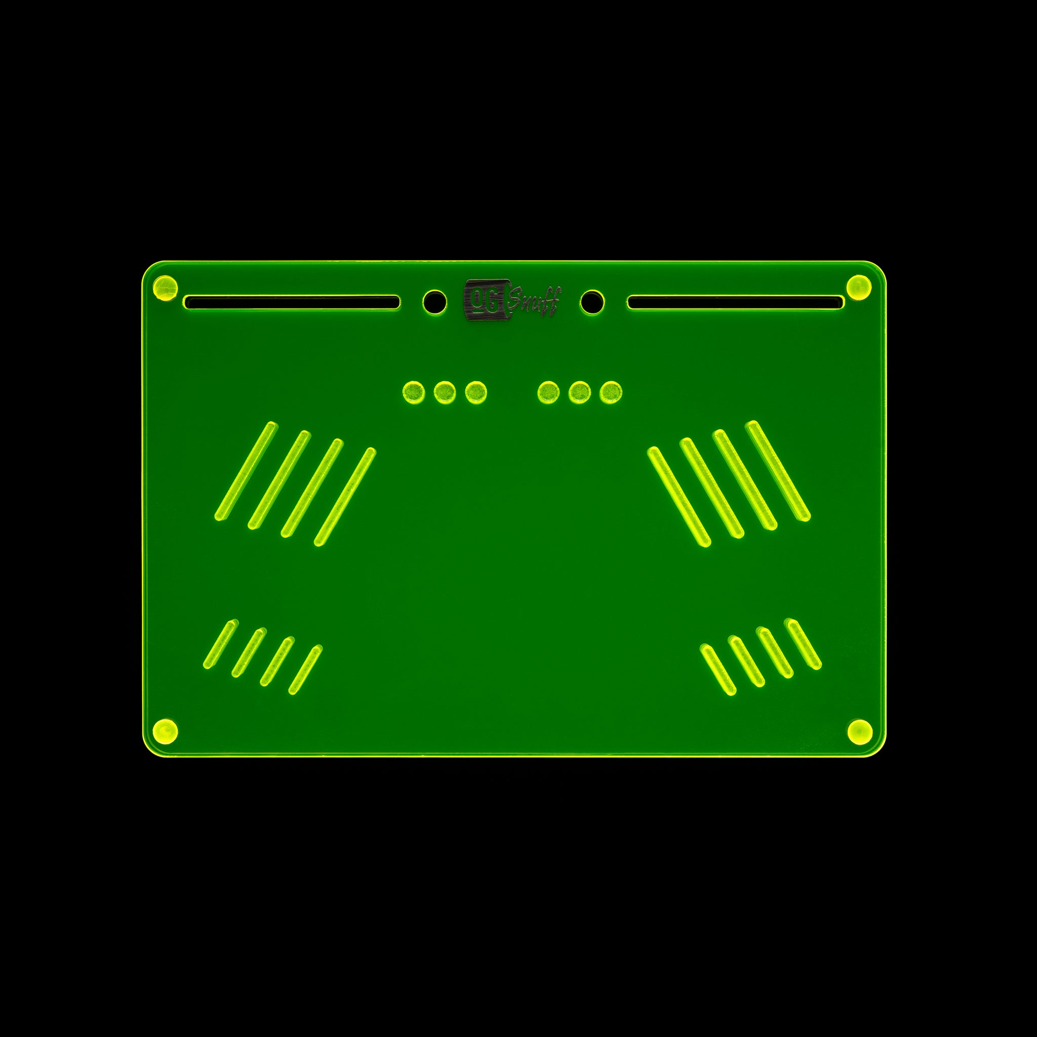 OG SNUFF Platter Board – Groot Snuff Board voor Veelzijdig Gebruik – 8 Groeven & 8 Verdiepingen