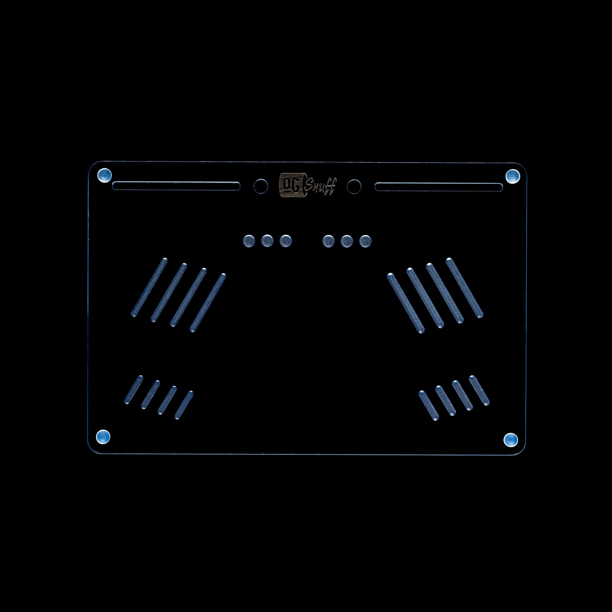 OG SNUFF Platter Board – Groot Snuff Board voor Veelzijdig Gebruik – 8 Groeven & 8 Verdiepingen