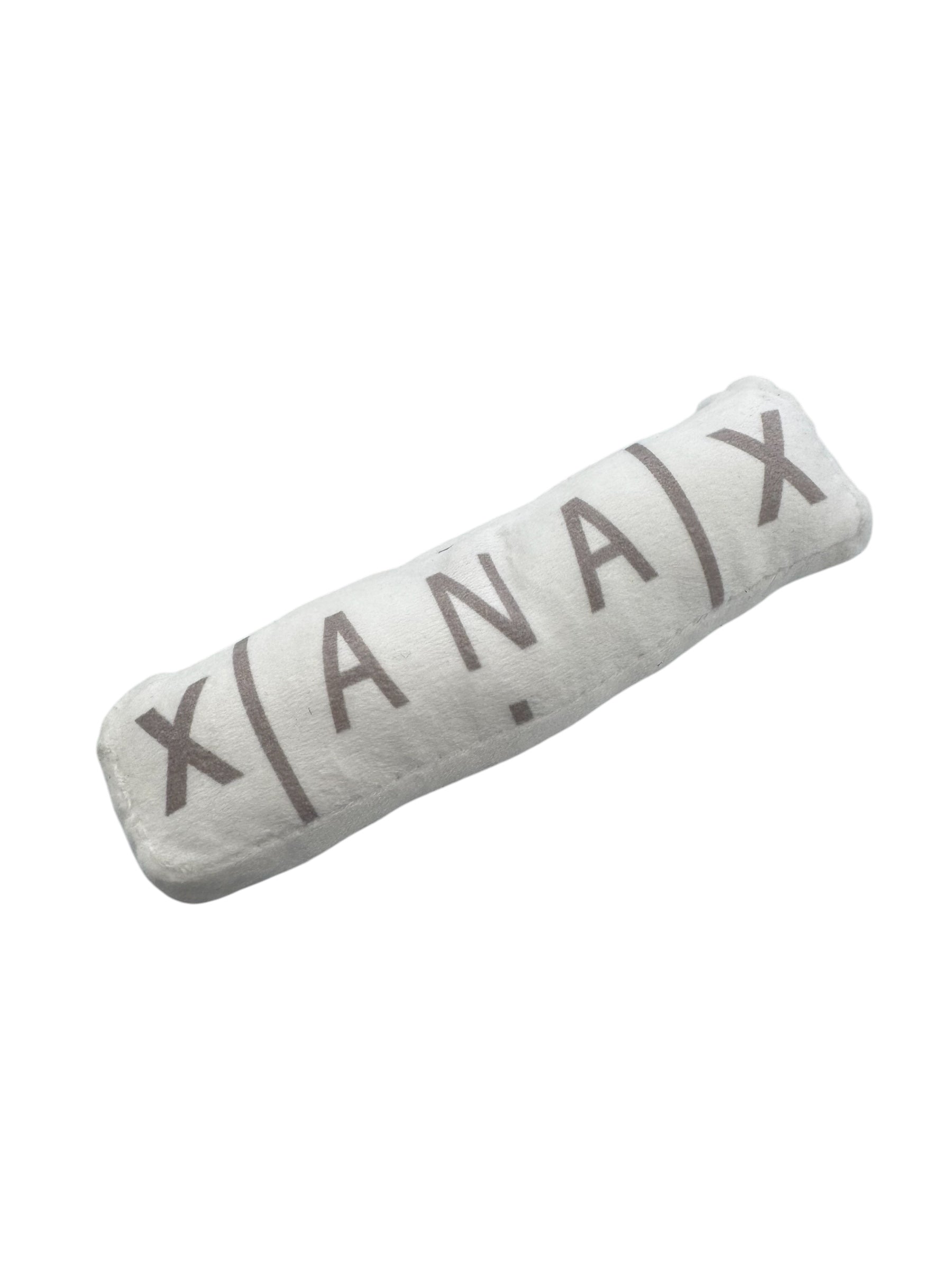 Hundespielzeug – Tablettenform - Xanax, 20cm x 5cm mit Quietsch-Element