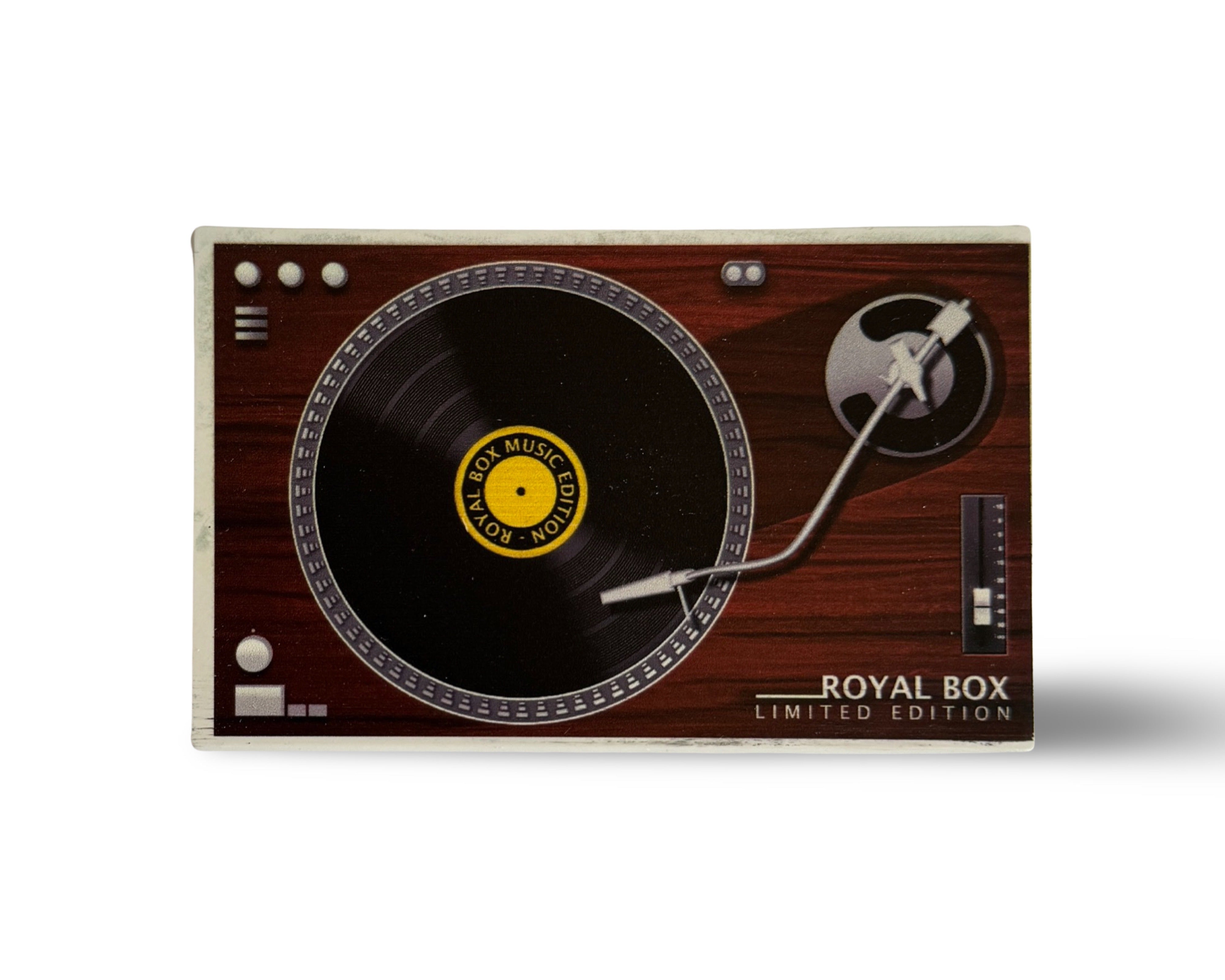 Royal Box "Plattenspieler Weiß" – Estilo retro elegante y funcionalidad