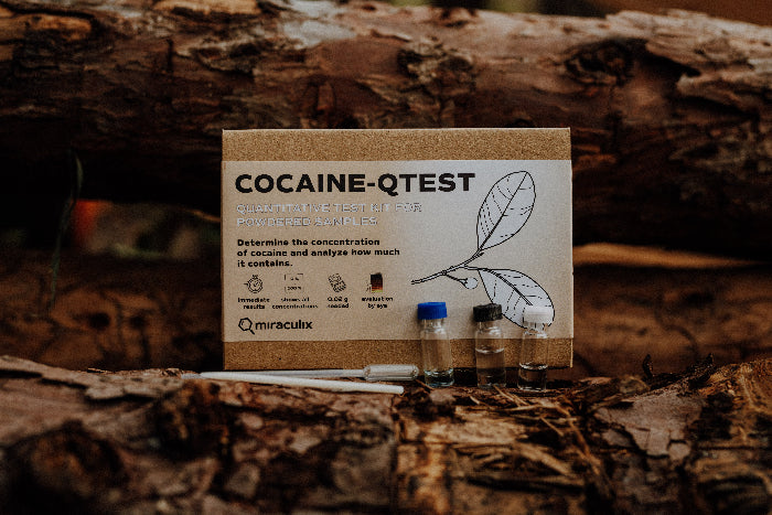 COCAINE QTEST Cocaïne Potentietest Kit – Snelle & nauwkeurige analyse van Miraculix