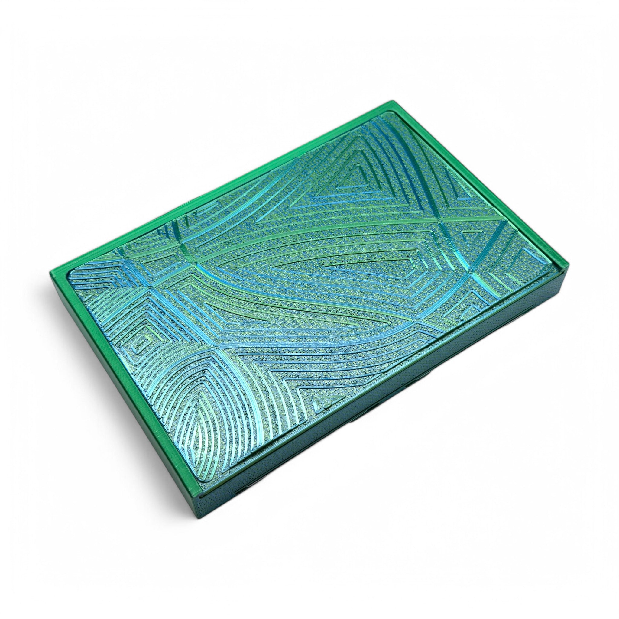 Baller-Box XL Waves of Thought incl. integrated mirror, 2x tubes and hack cards Blue / Green