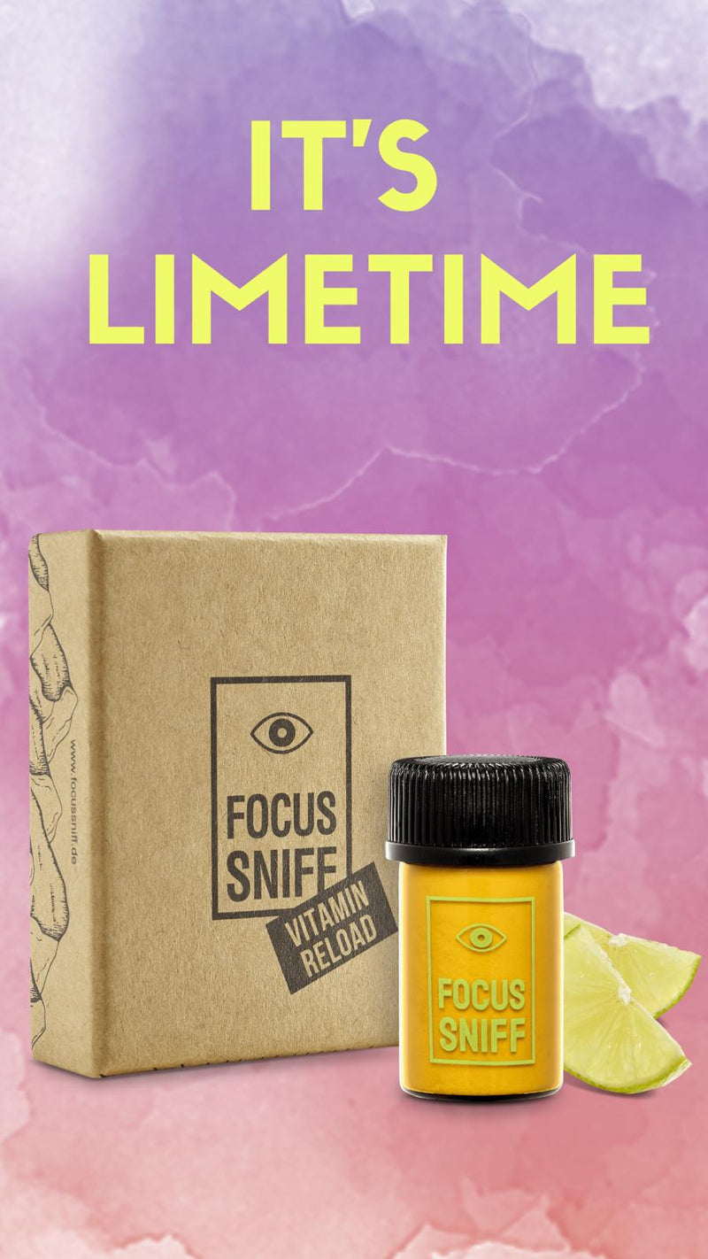 Focus Sniff - VITAMIN RELOAD EDITION - Live the moment awake and full of concentration!