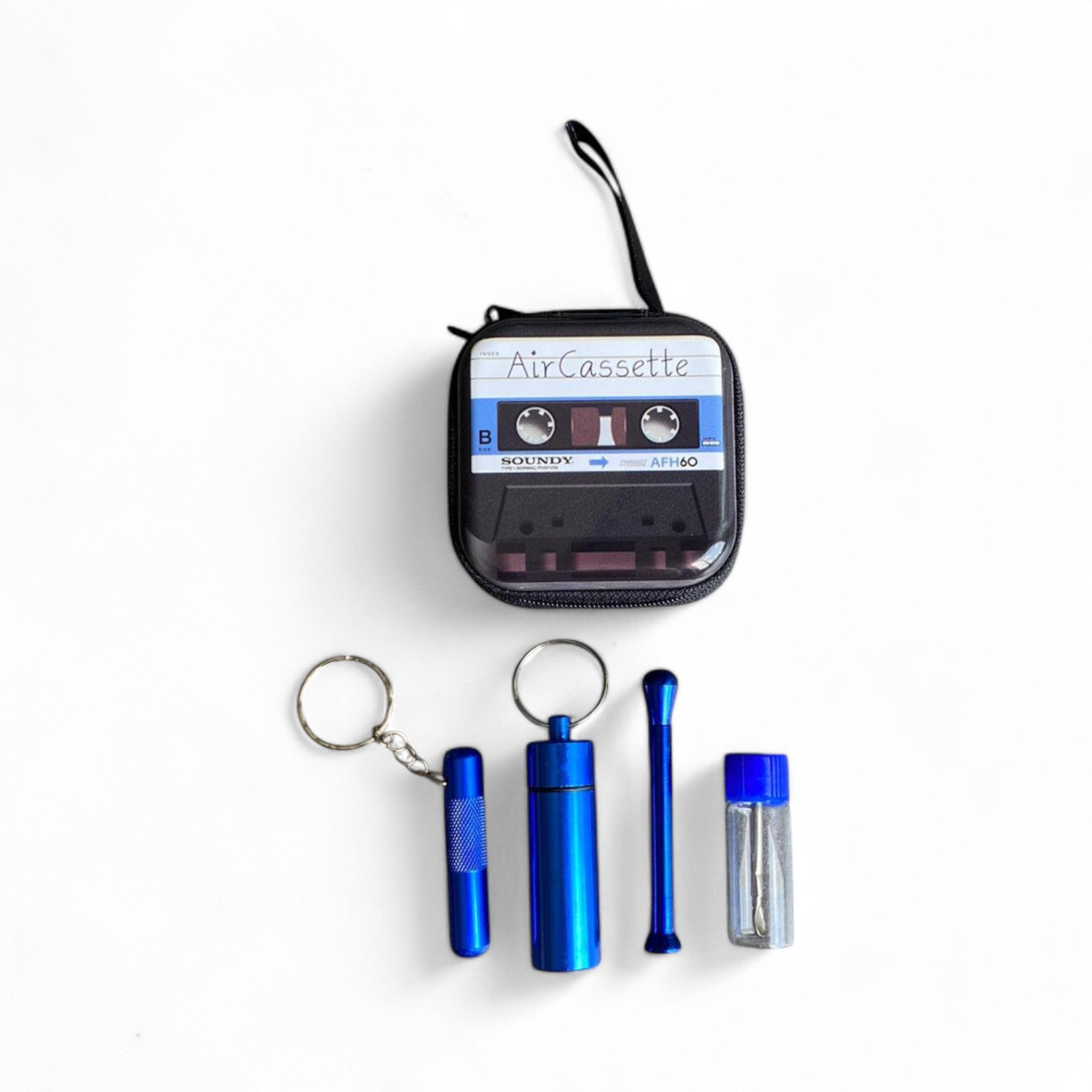 Set "Retro Cassette" – Stijlvolle accessoires in nostalgisch ontwerp