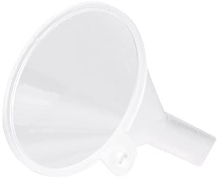 Spender/ Portionierer van glas met lepel incl. trechter (57mm / doorzichtig)