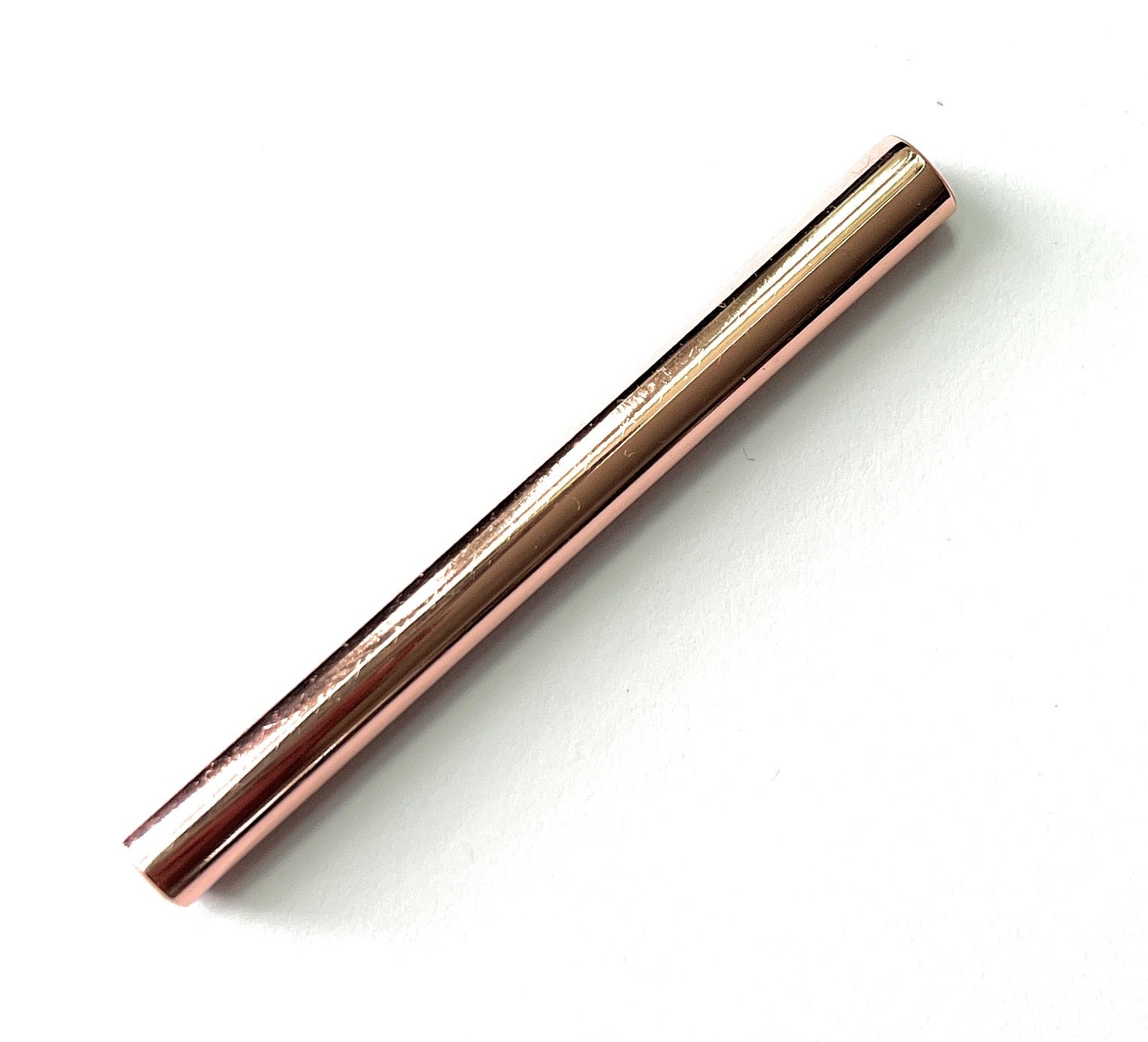 Tubo de extracción de aluminio – Rosa dorado, 70 mm