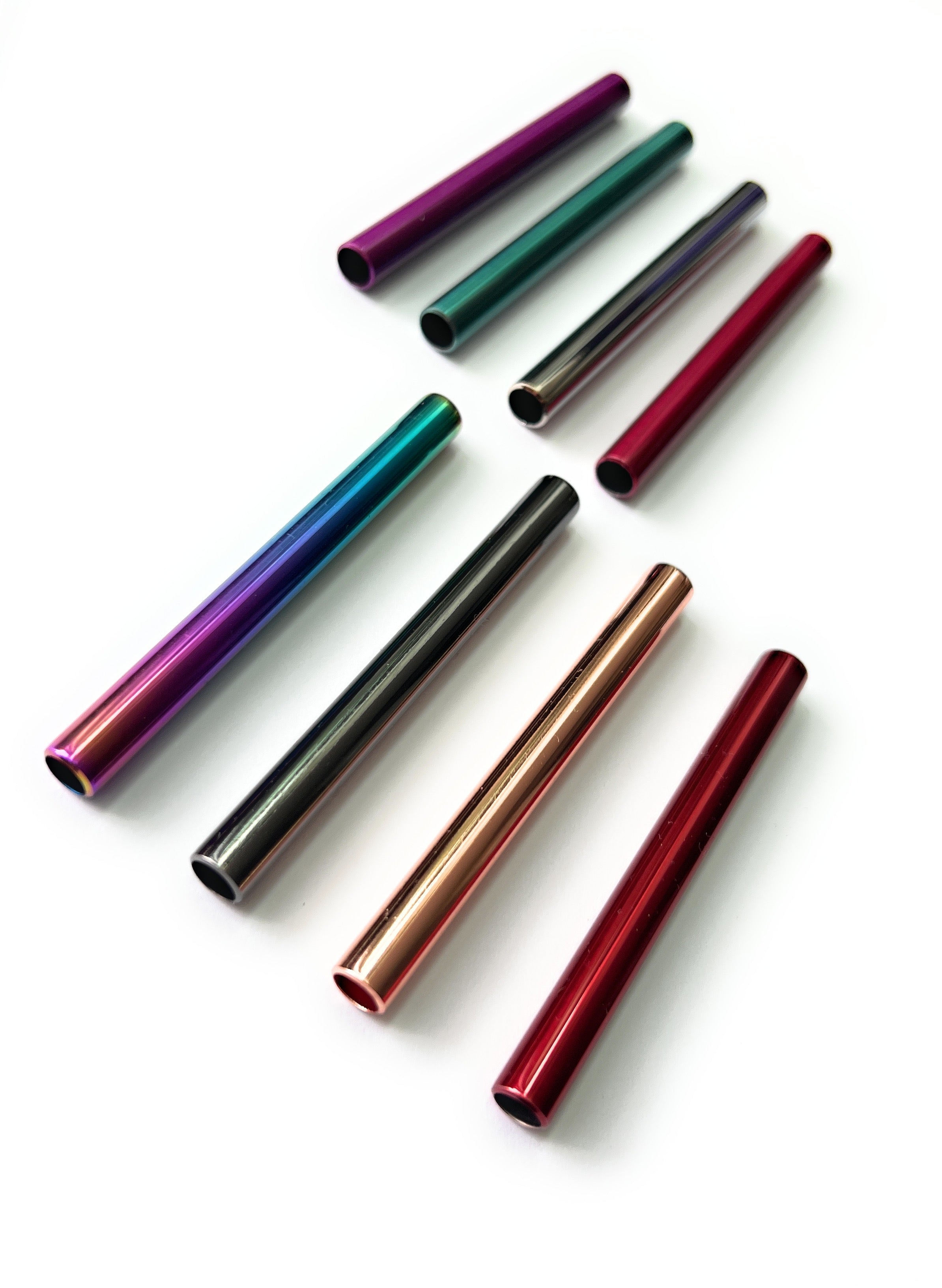 Aluminium trekrietjes – Regenboog, 70 mm