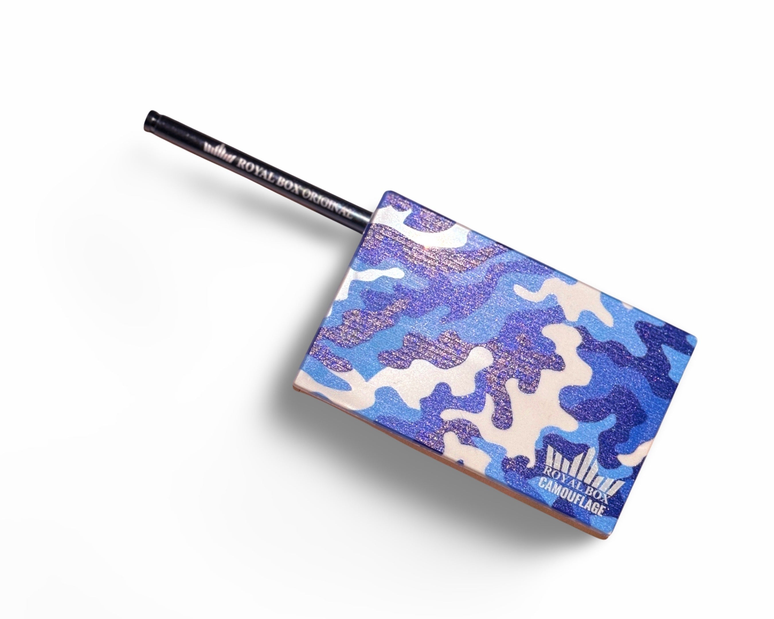 ''Royal Box' con tubi e dosatore – Camouflage Blu'