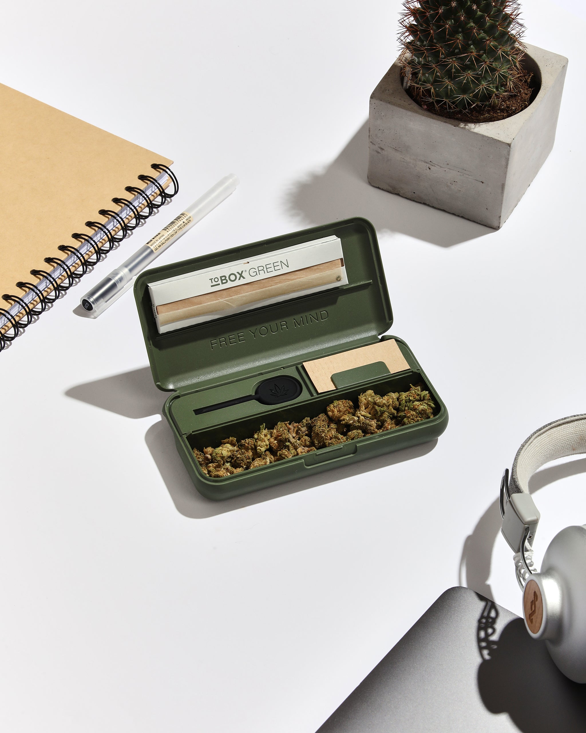 ToBOX GREEN – Die perfekte TO GO-Lösung! Rolling & Grinder