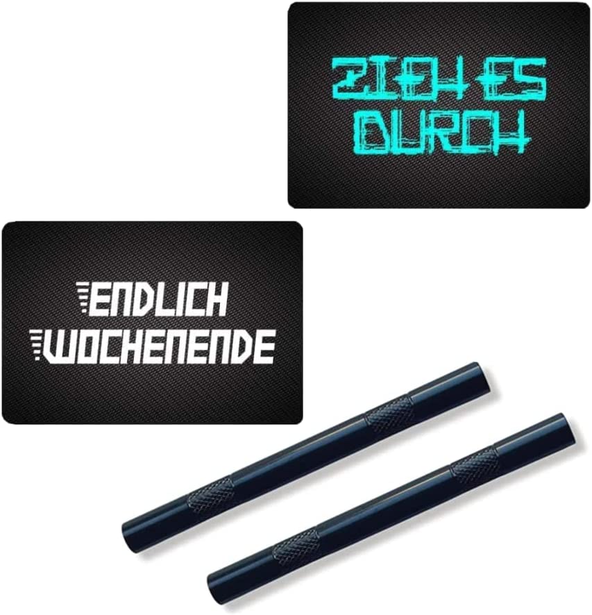 Alu Tubes & Cartes à Hacher Set – Stylé, pratique & unique