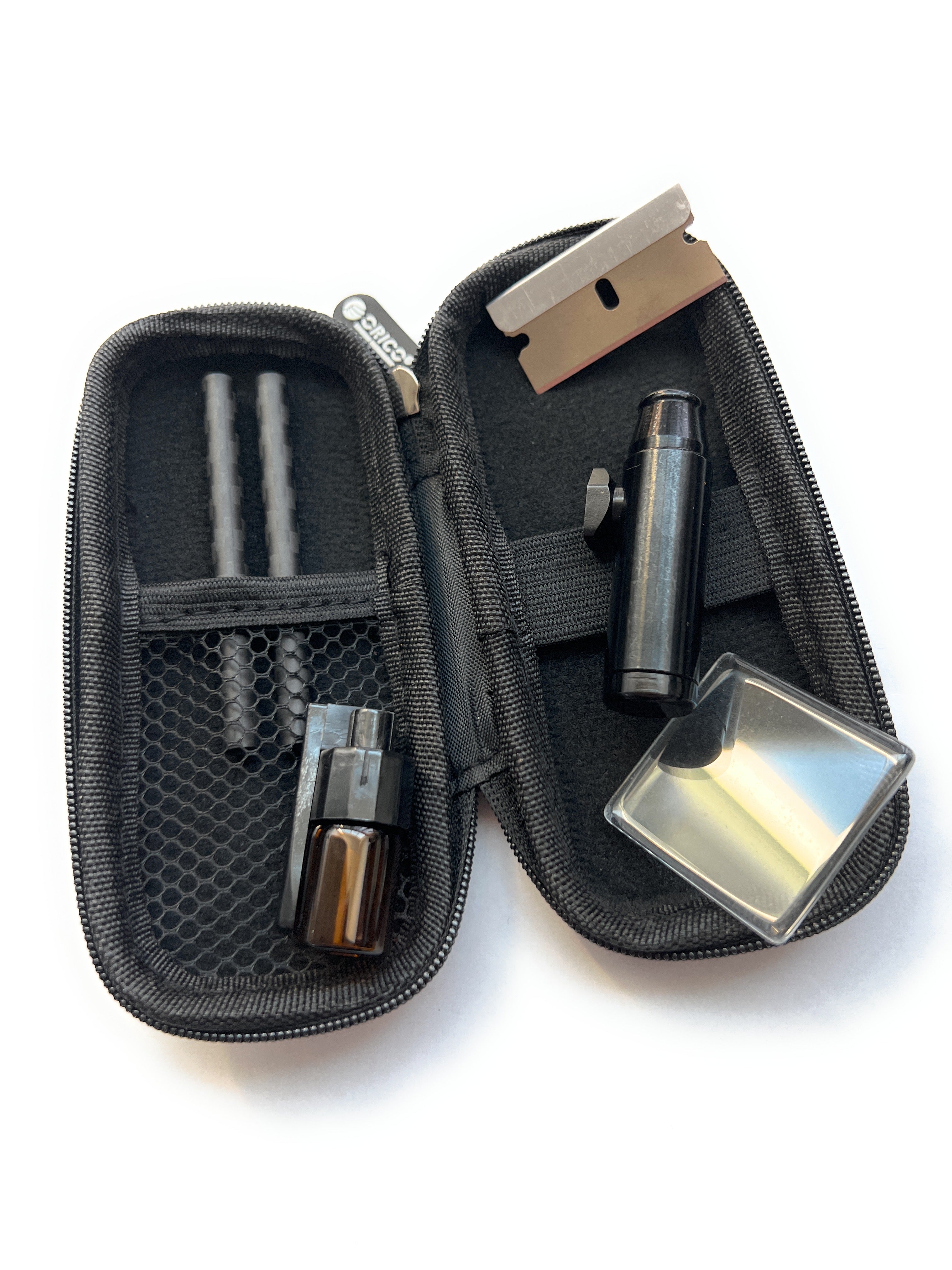 SET Carbon To-Go Zwart – Jouw stijlvolle All-in-One Kit voor onderweg!