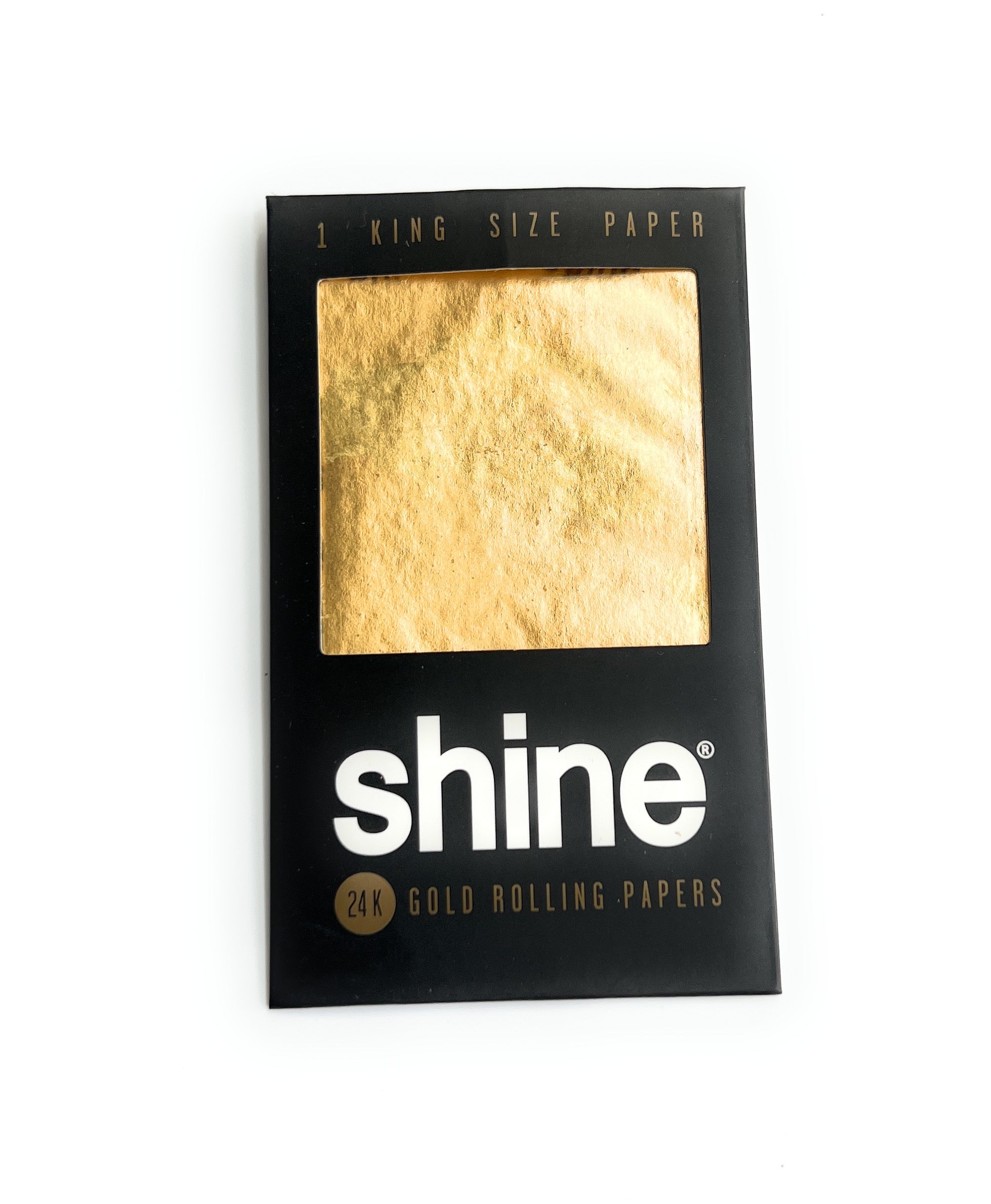 Shine 24k Gold Rolling Papers - Papel de Oro de Tamaño King - Para el disfrute exclusivo