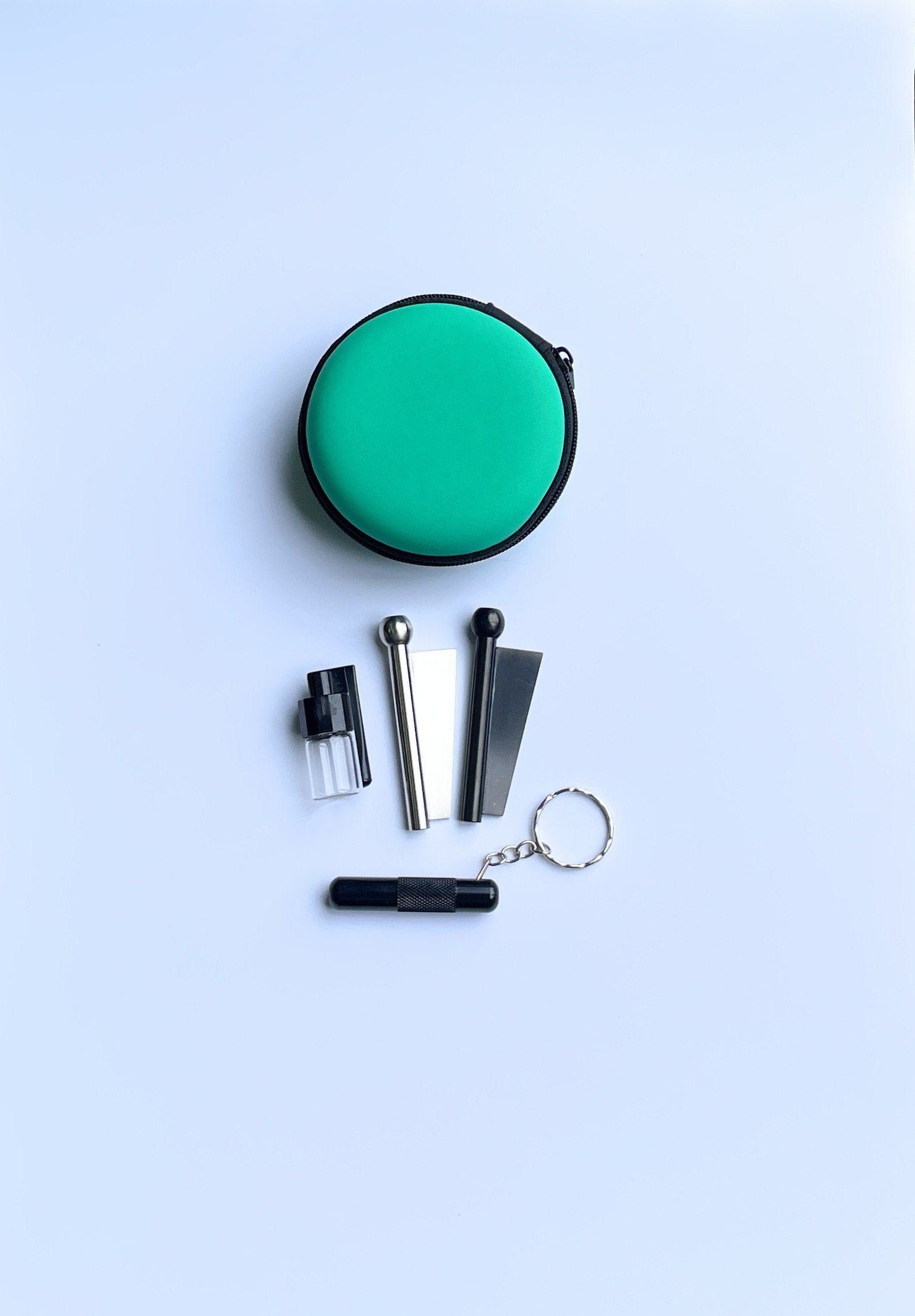 Set "Groen-Turquoise" – Stijlvolle & Functionele Accessoires in Soft Case