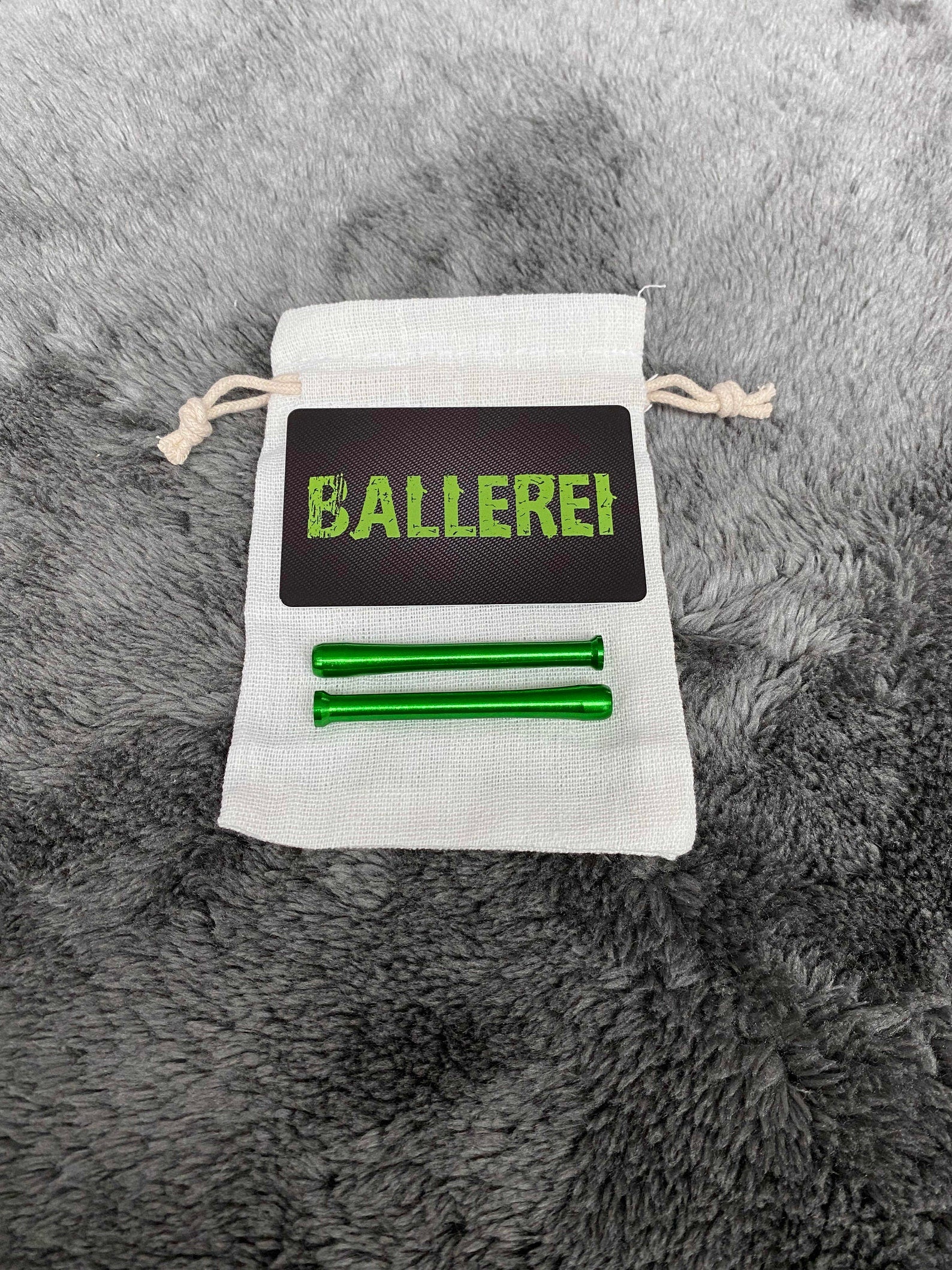 Mini SET Ballerei Green Sniff Snuff Sniffer Snuff Dispenser Dispenser Dispensers (2x tubes & hack card) in bags