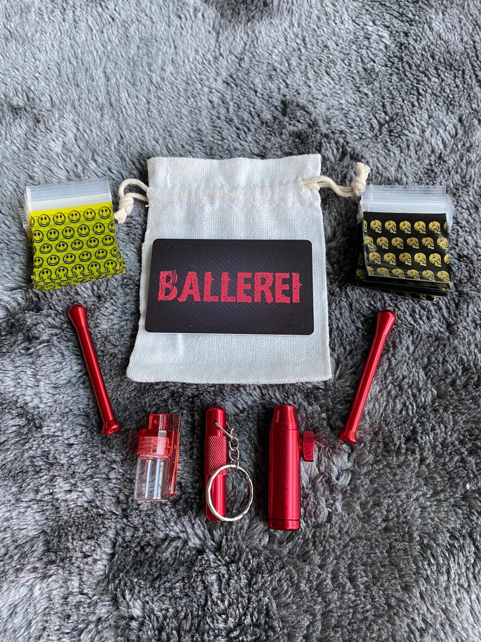 Set "Ballerei Rot" – Stile, Compatto & Perfetto per viaggiare