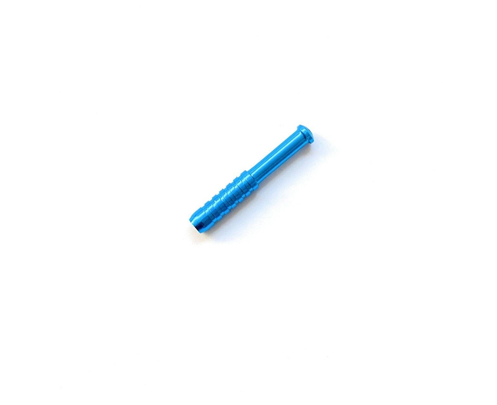 Tubo de aluminio (55mm, Azul, Estriado) – Compacto y Robusto