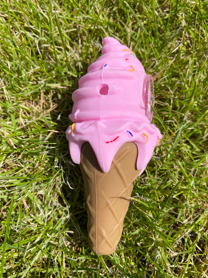 Siliconen pijp "Ice Cream" Roze – Schattig ontwerp & Hoogwaardige afwerking