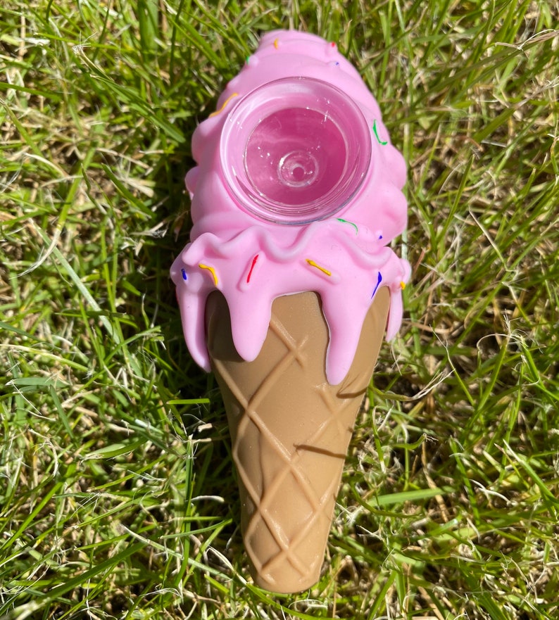 Siliconen pijp "Ice Cream" Roze – Schattig ontwerp & Hoogwaardige afwerking