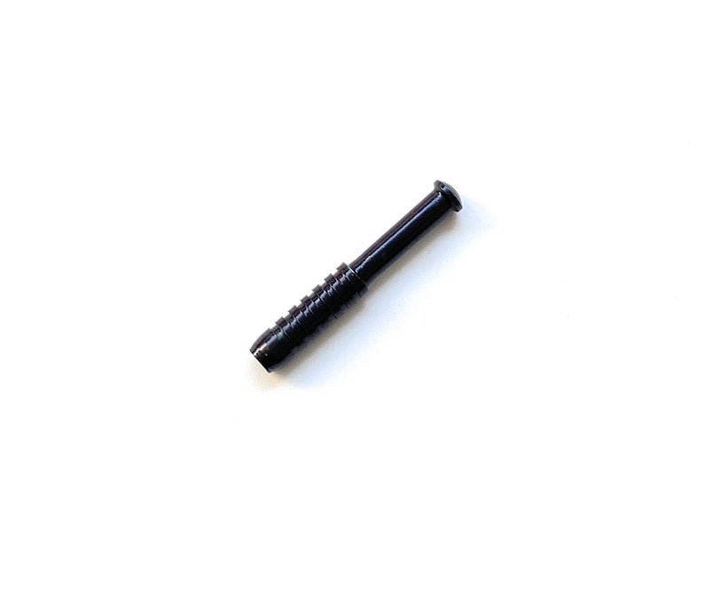 Tubo de aluminio (55mm, Negro, Estriado) – Compacto y Robusto