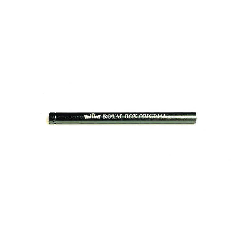 Original Royal Box Royalbox Dessin Tube Aluminium Paille Snuff Bat Snorter Tube Nasal Snuff, environ 7,3 cm de long.