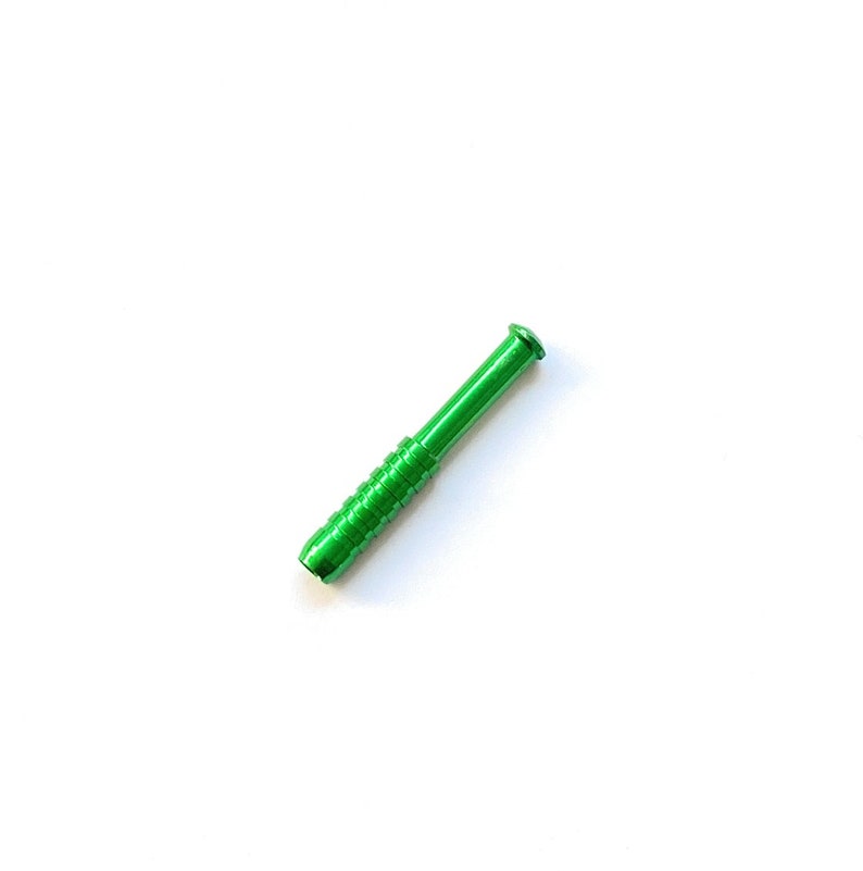 Tubo de aluminio (55mm, Verde, Estriado) – Compacto y Robusto