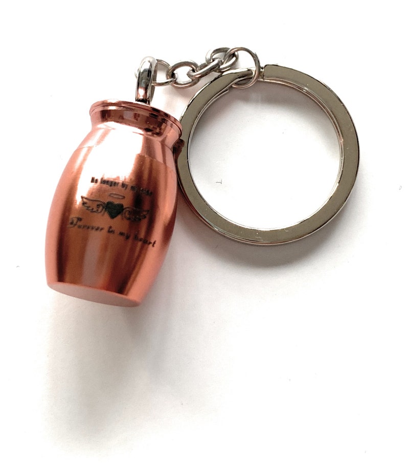 Mini Capsule Porte-clés – Porte-clés à vis pour les déplacements (Rose)