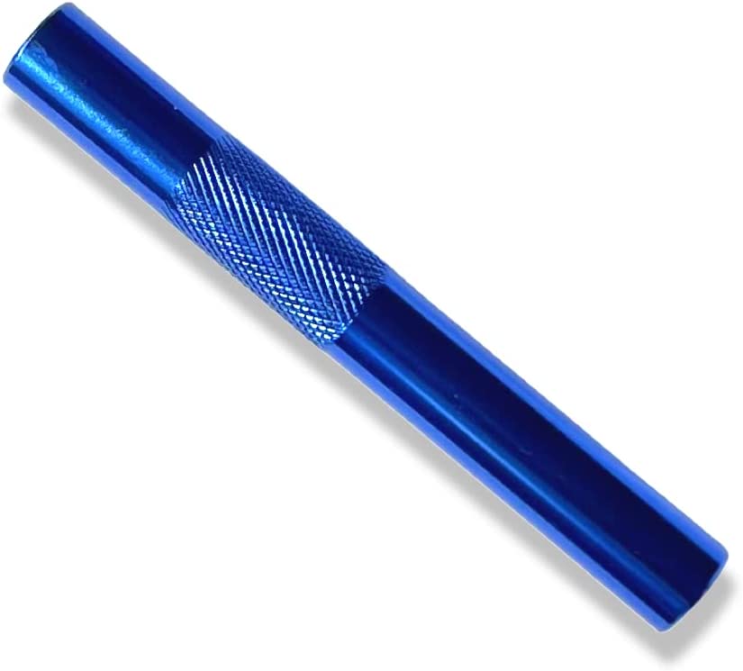 Tubo de aluminio con parte estriada para un mejor agarre - En 3 colores